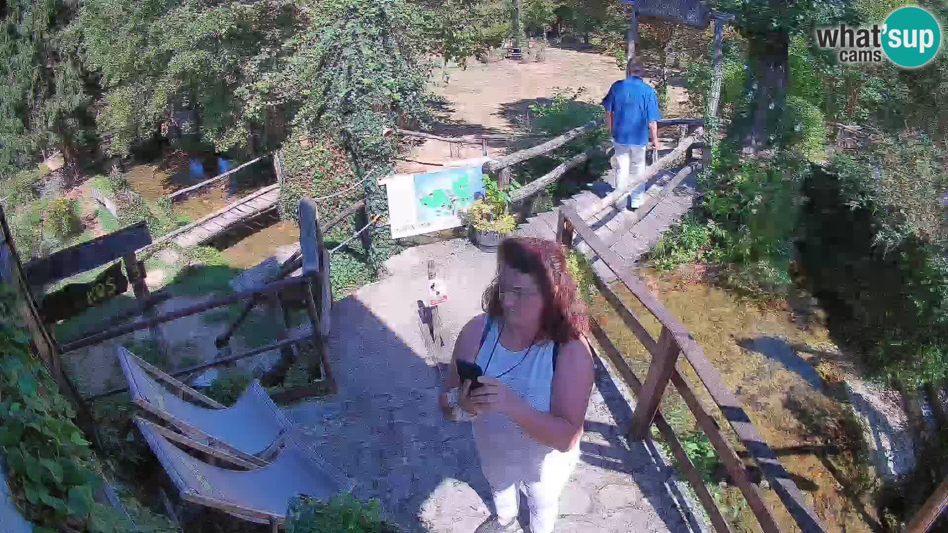 Jezera na reki Slunjčica v Rastokah