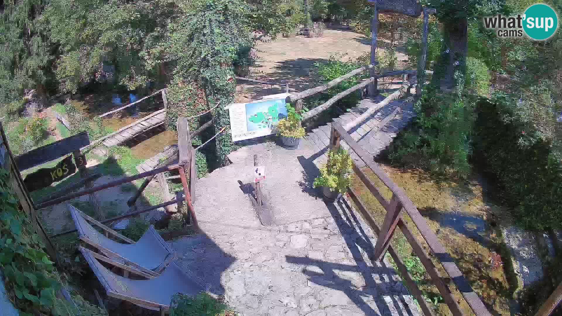 lagos en el río Slunjčica en Rastoke