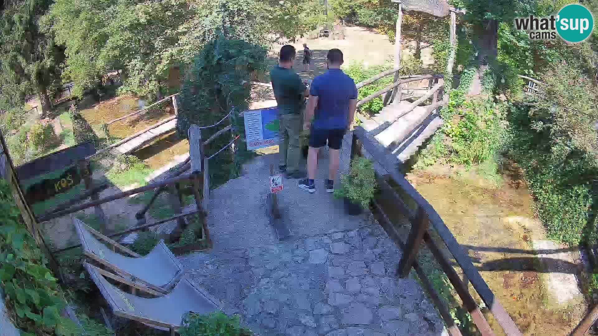 lagos en el río Slunjčica en Rastoke