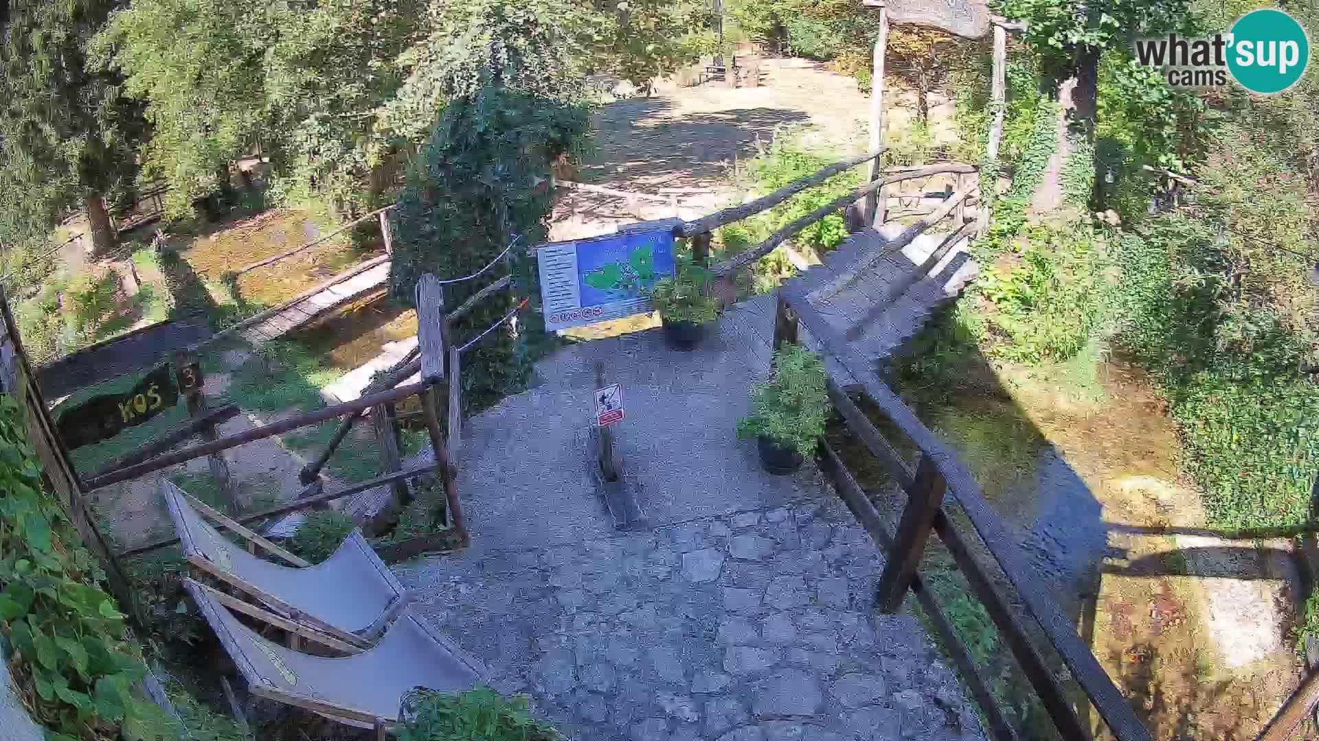 Jezera na reki Slunjčica v Rastokah