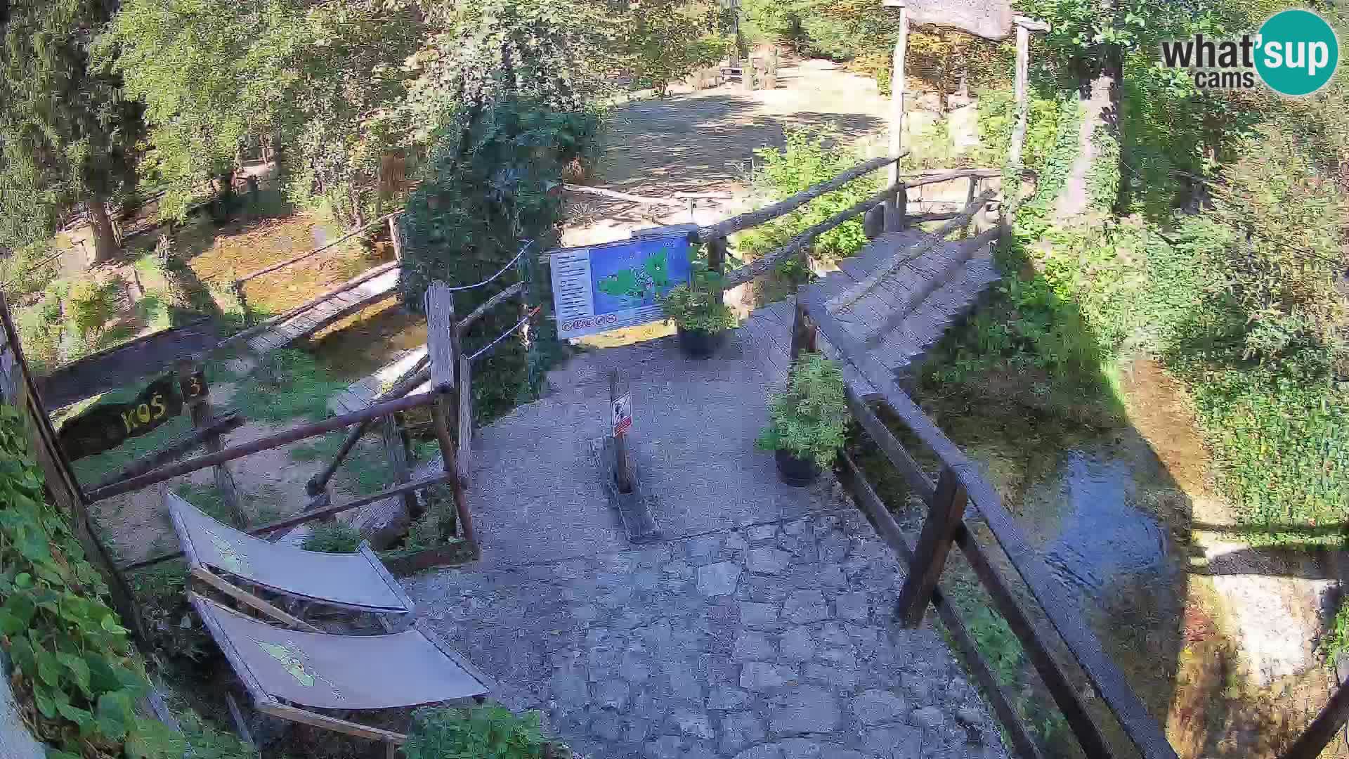 lagos en el río Slunjčica en Rastoke