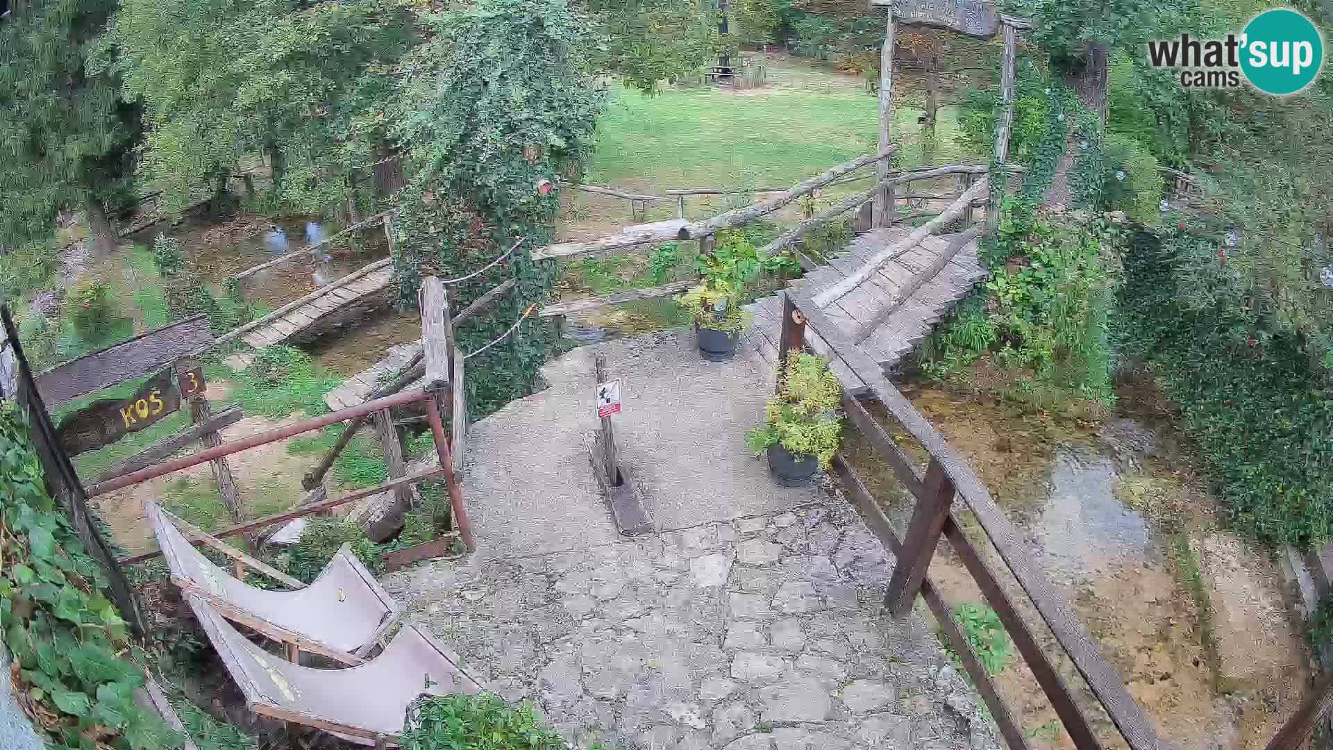 Seen auf dem Fluss Slunjčica in Rastoke