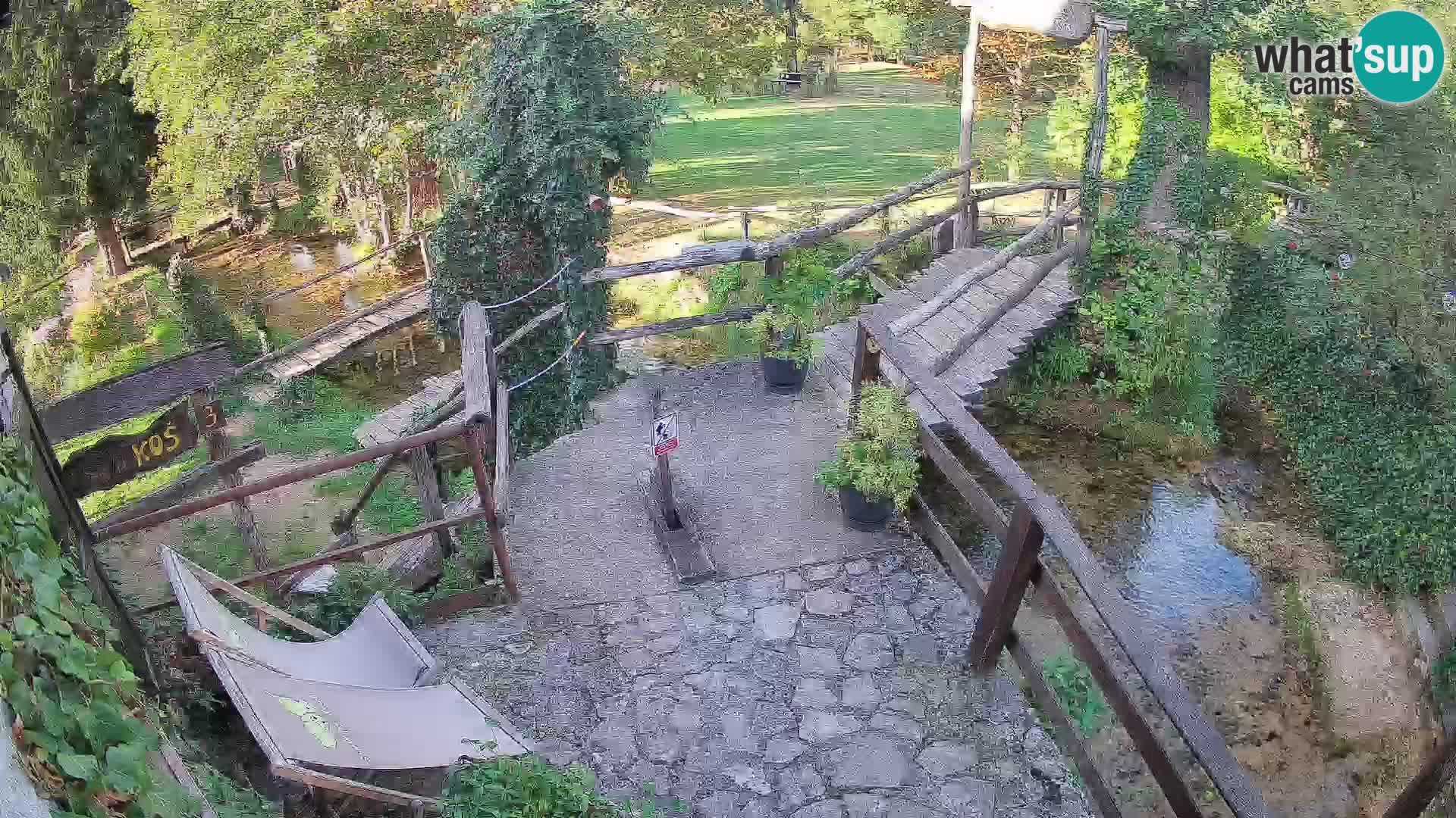 Jezera na reki Slunjčica v Rastokah