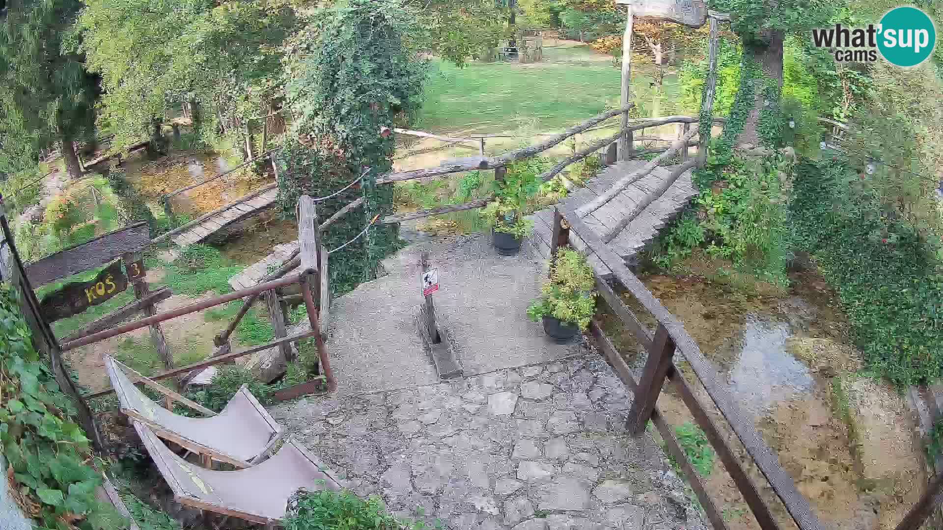 lagos en el río Slunjčica en Rastoke