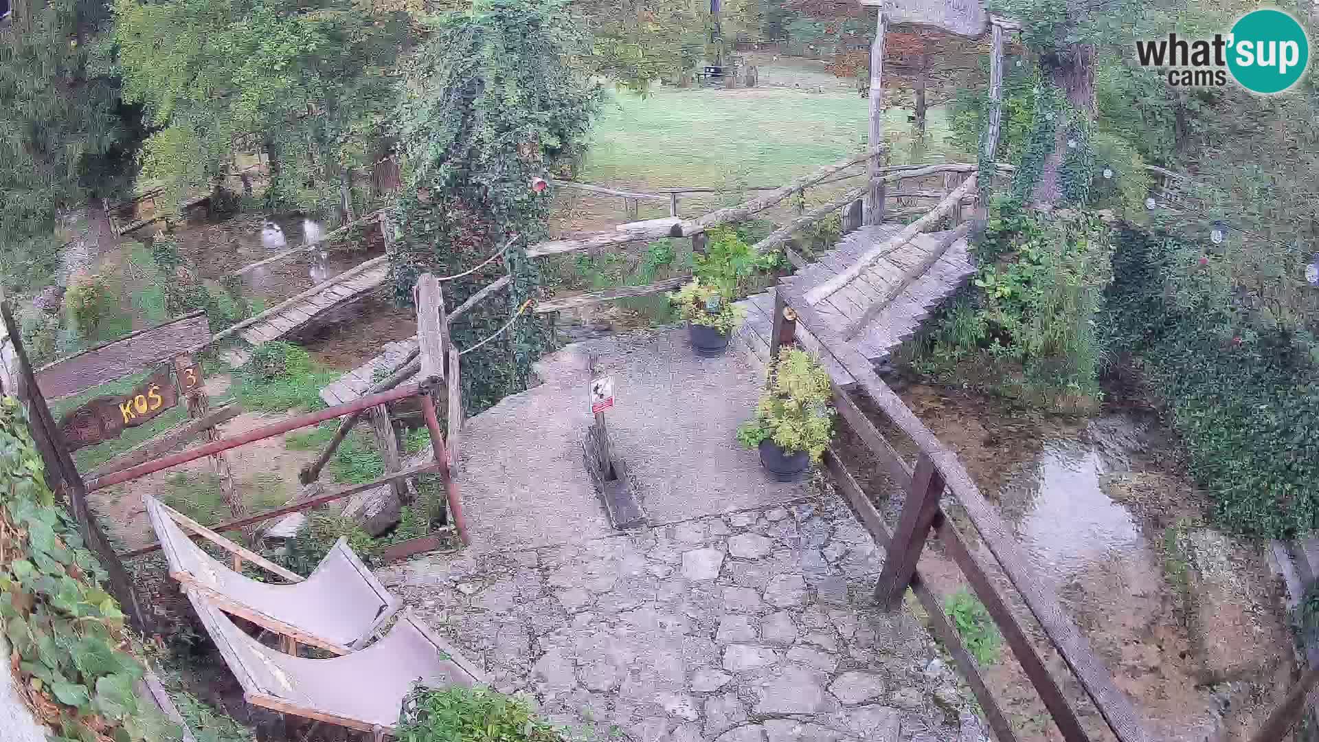 lagos en el río Slunjčica en Rastoke