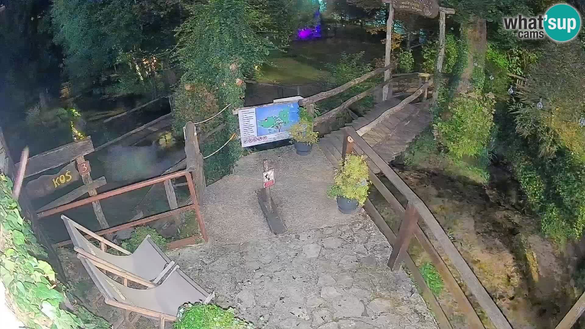 Jezera na reki Slunjčica v Rastokah
