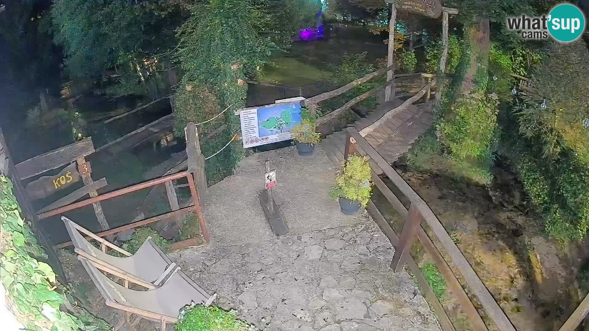 lagos en el río Slunjčica en Rastoke