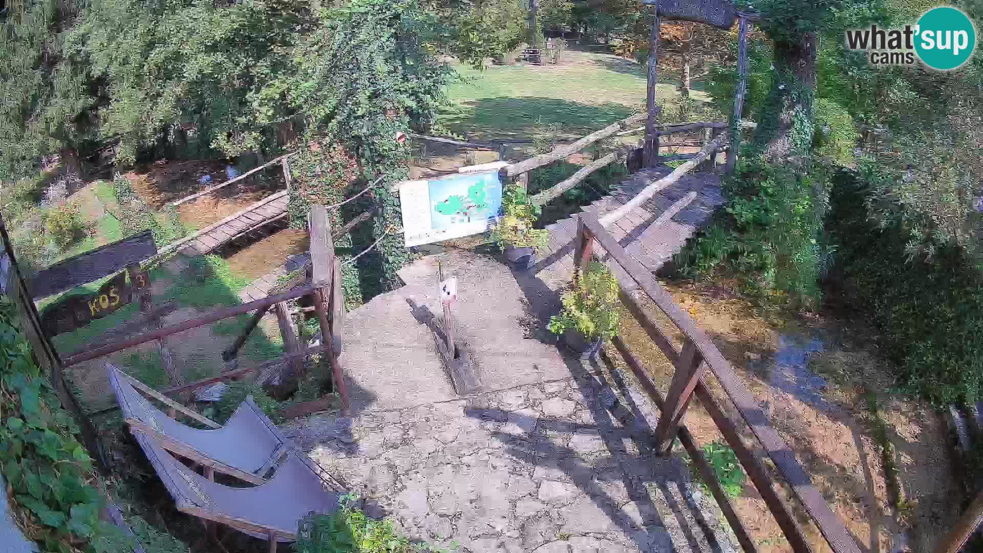 lagos en el río Slunjčica en Rastoke