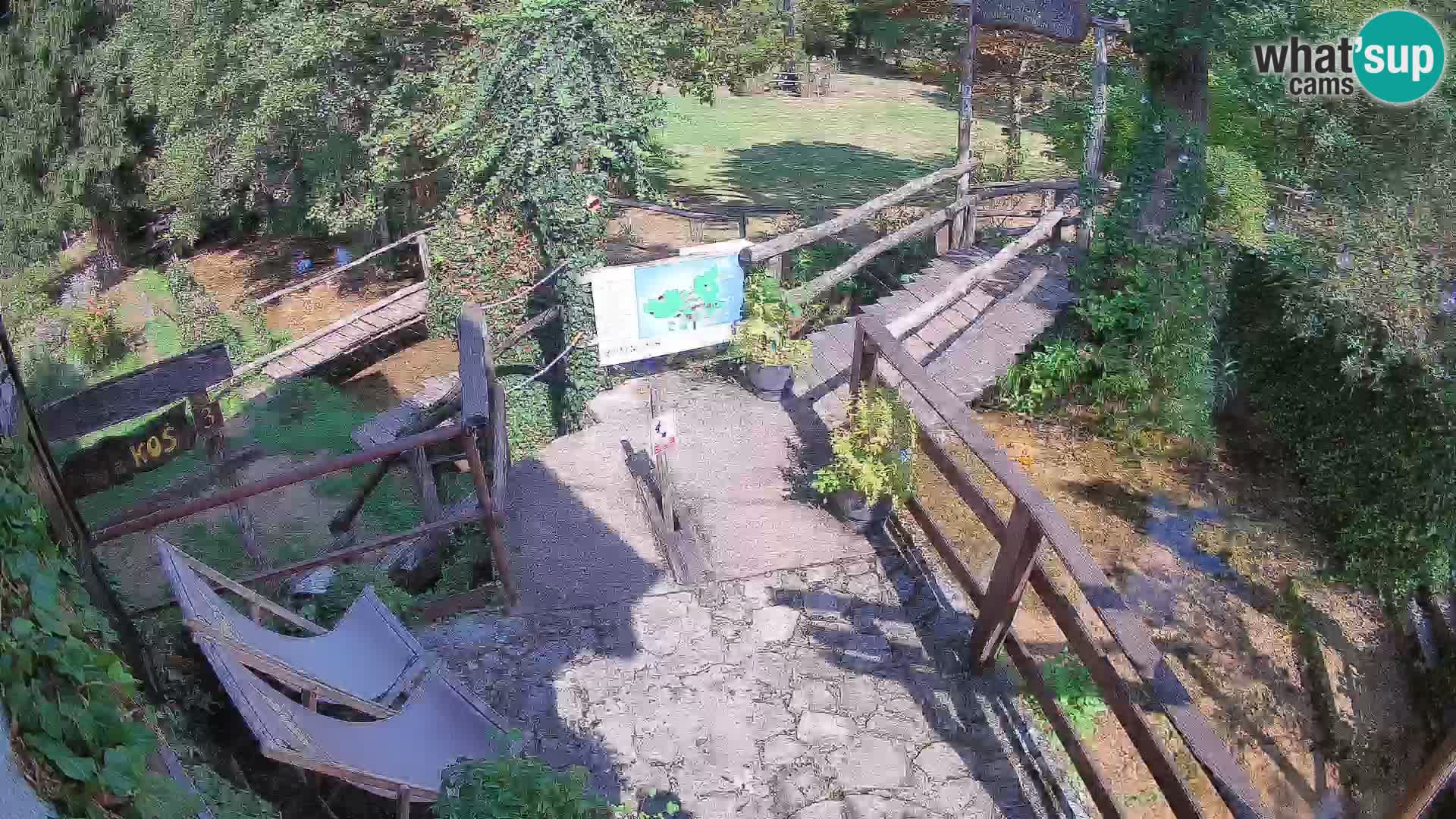 lagos en el río Slunjčica en Rastoke