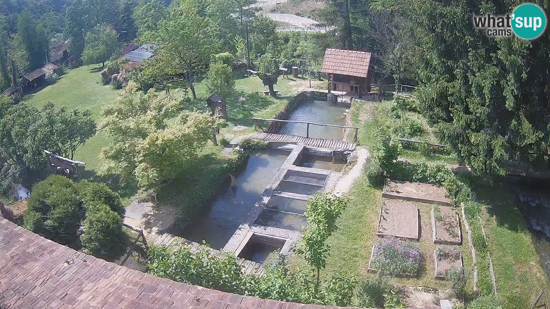 Live webcam Rastoke – fiume Slunjčica – Croazia