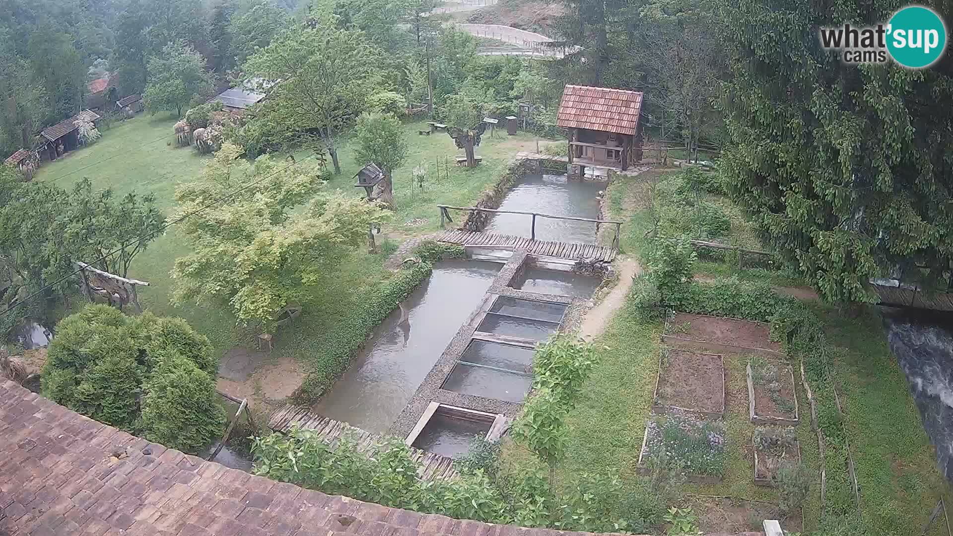 Webcam en direct Rastoke – rivière Slunjčica – Croatie