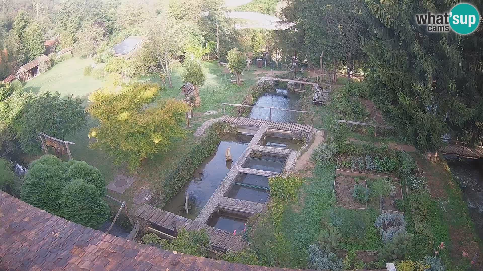 Live-Webcam Rastoke – Fluss Slunjčica – Kroatien