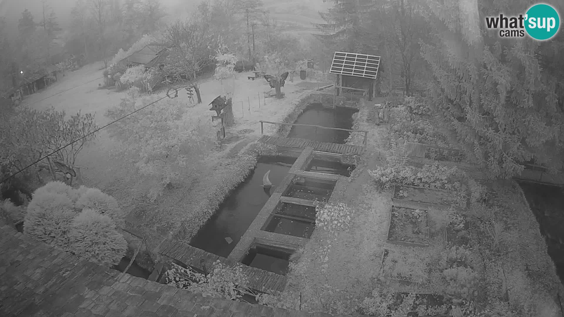 Live webcam Rastoke – river Slunjčica – Croatia