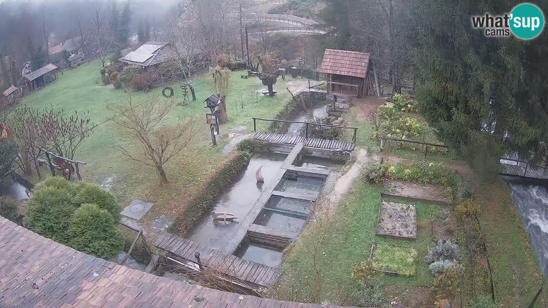 Live webcam Rastoke – fiume Slunjčica – Croazia