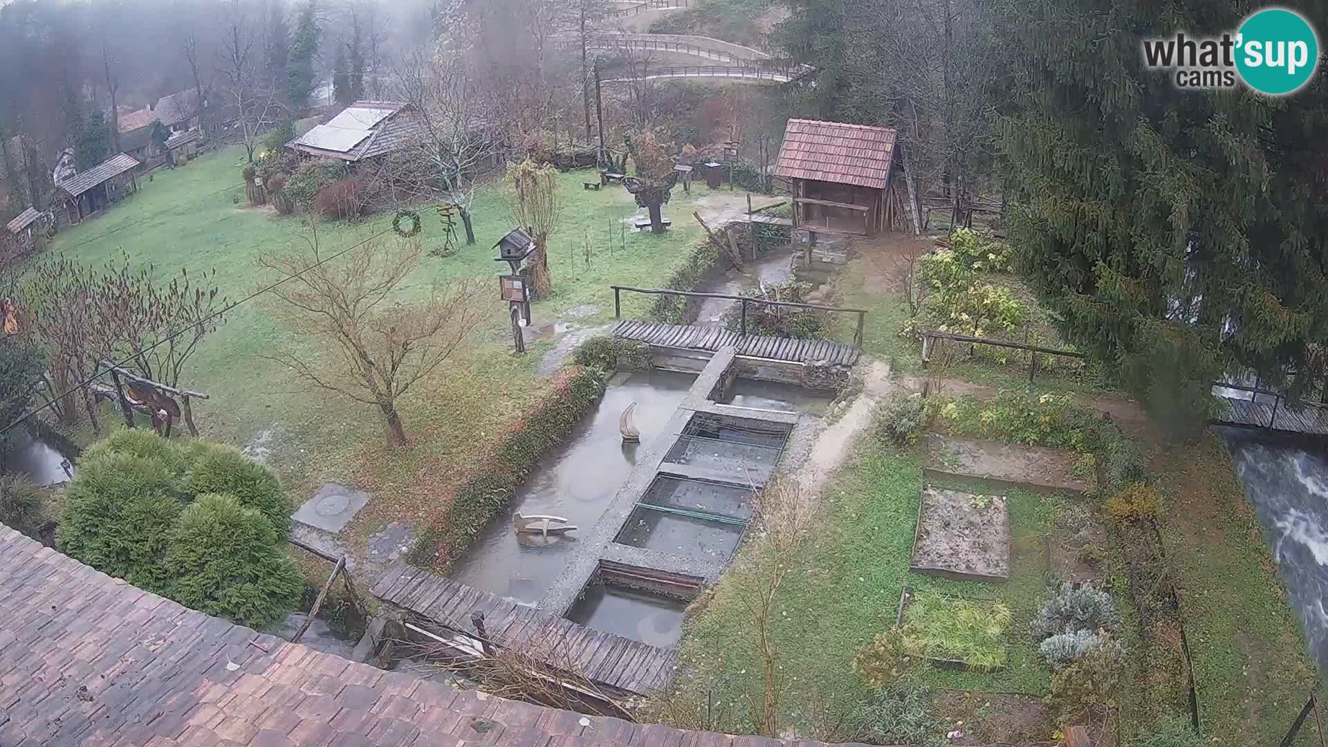 Live-Webcam Rastoke – Fluss Slunjčica – Kroatien