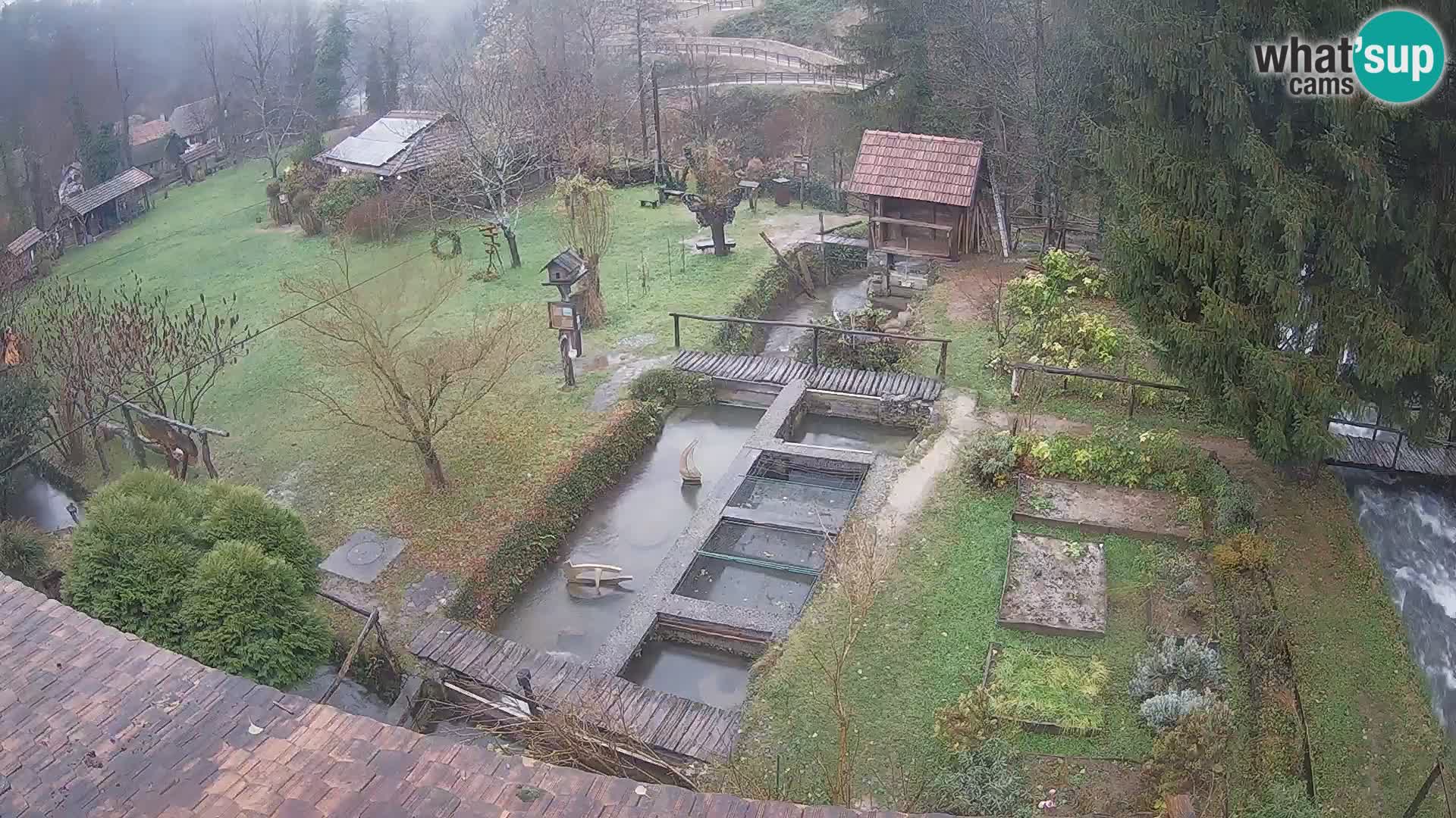 Live-Webcam Rastoke – Fluss Slunjčica – Kroatien