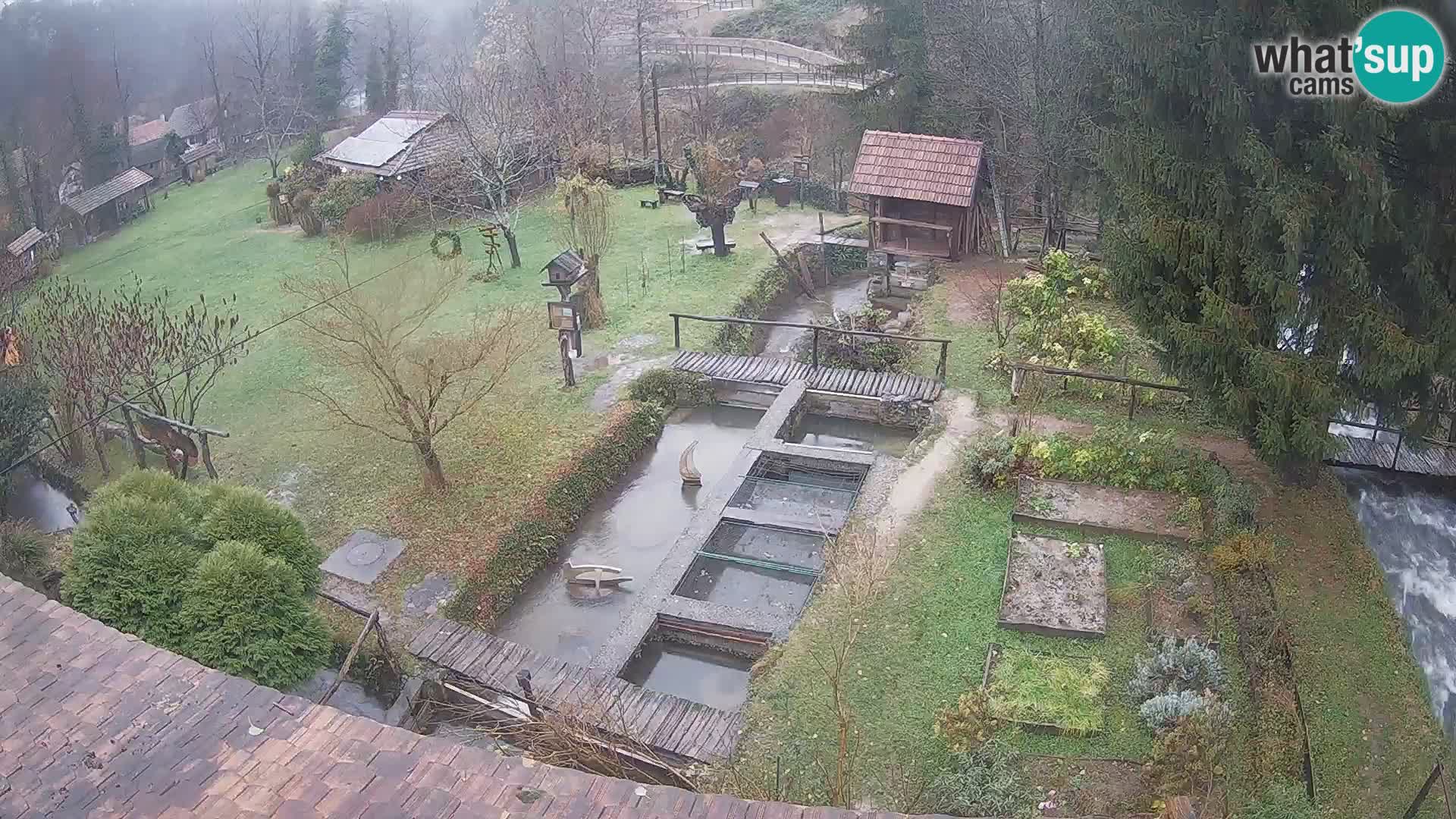 Live-Webcam Rastoke – Fluss Slunjčica – Kroatien