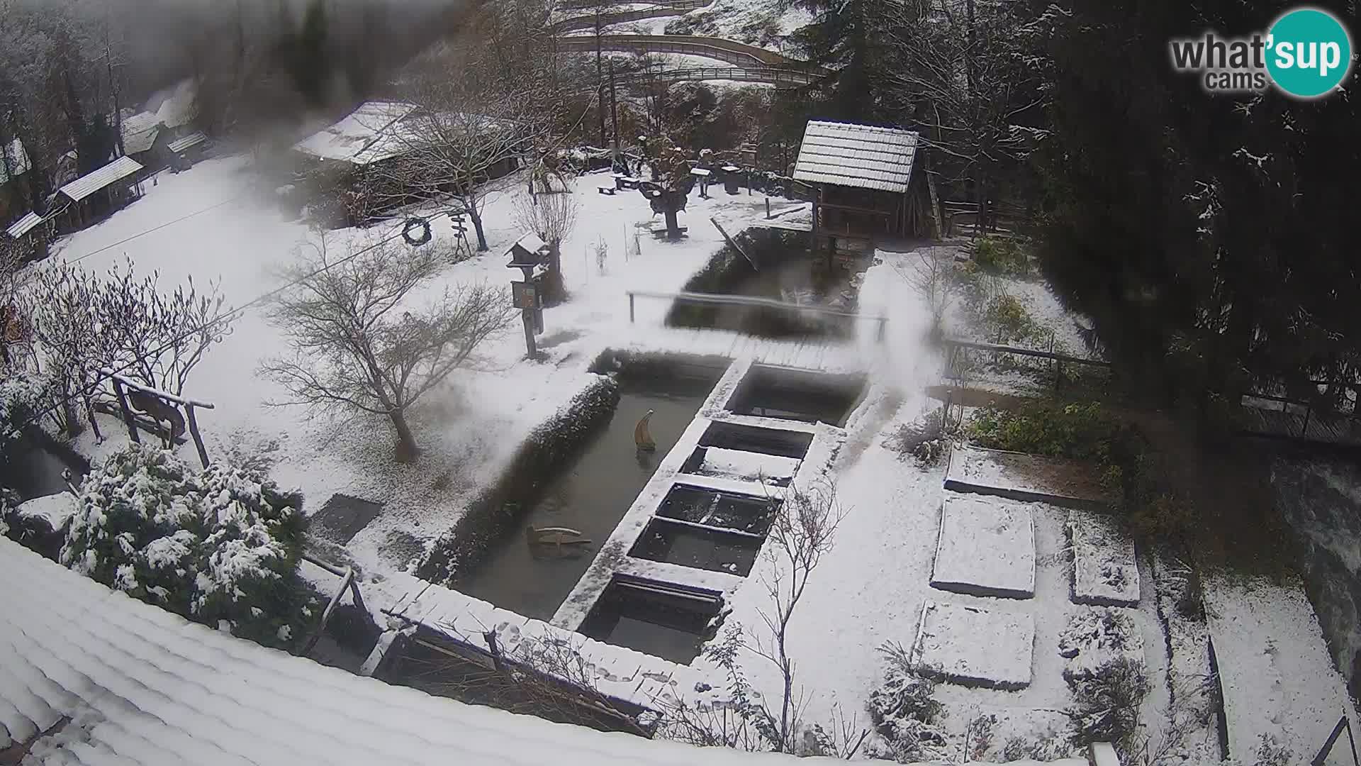 Live webcam Rastoke – fiume Slunjčica – Croazia