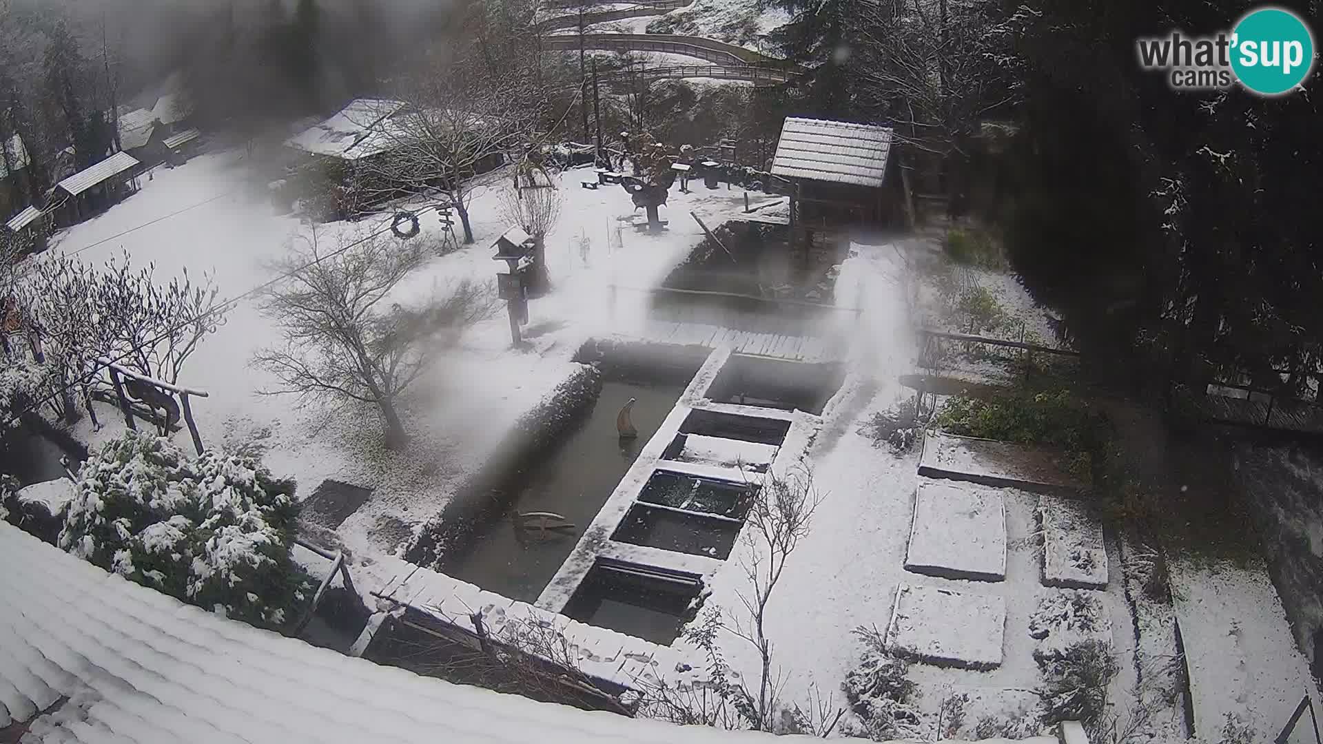 Live webcam Rastoke – fiume Slunjčica – Croazia