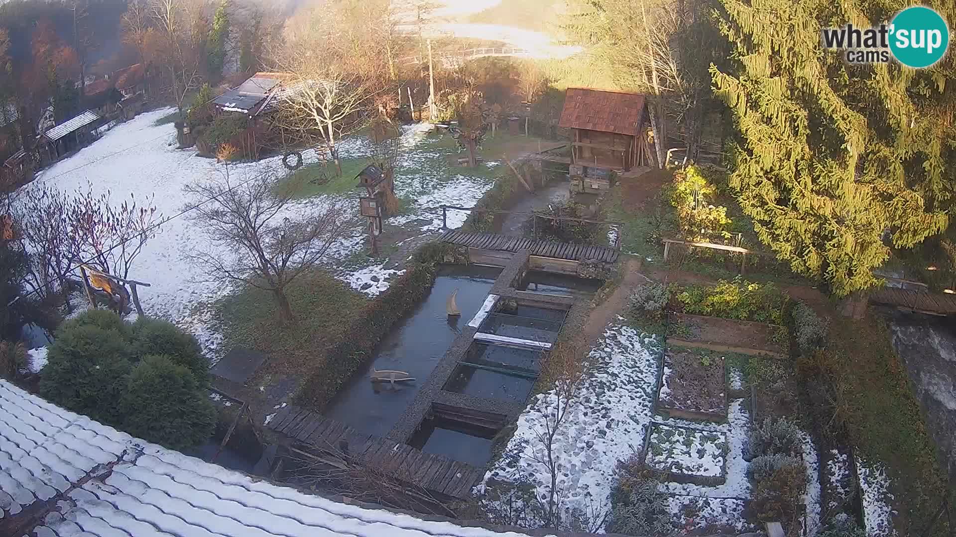 Cámara web en vivo Rastoke – río Slunjčica – Croacia