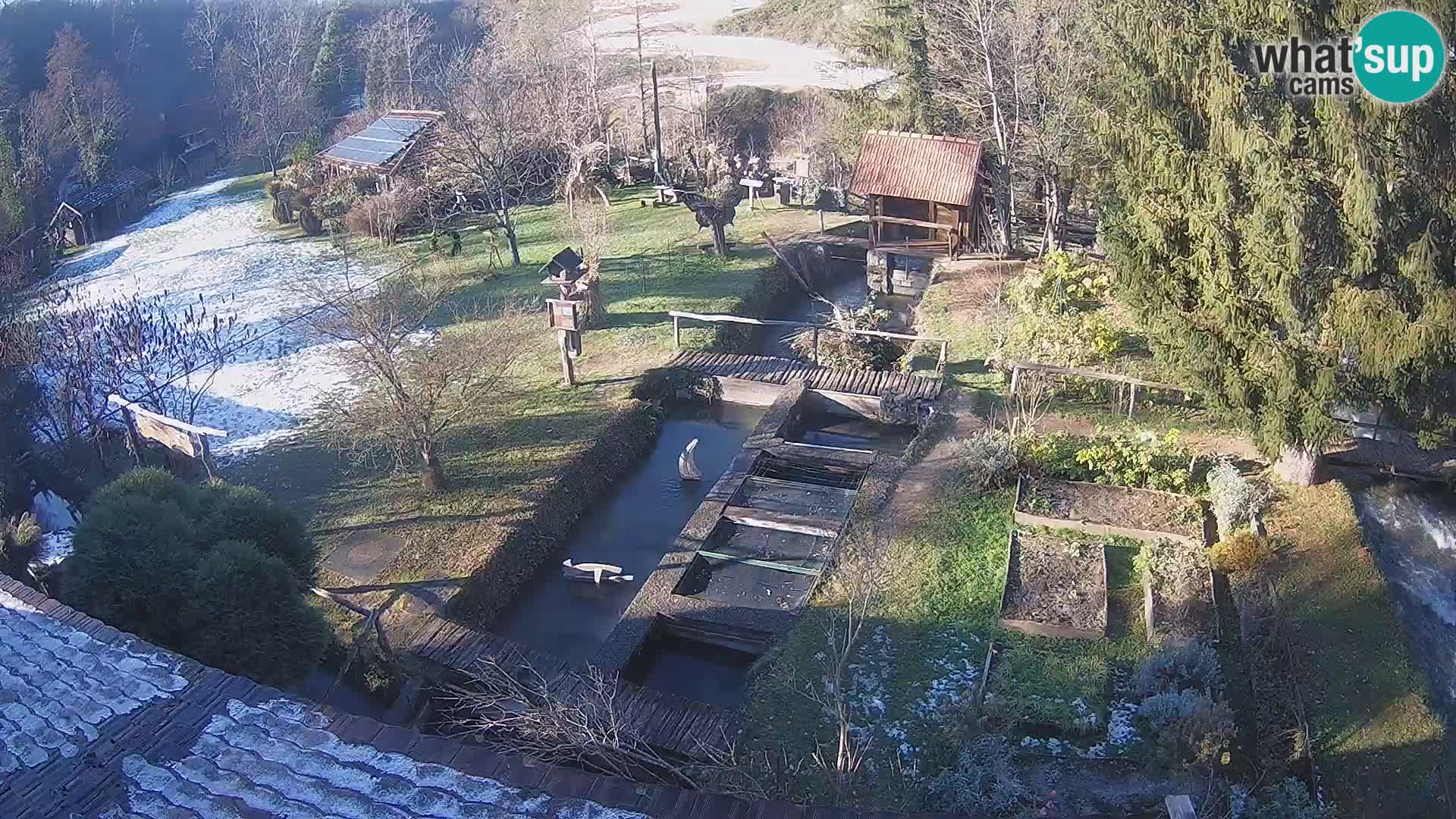 Cámara web en vivo Rastoke – río Slunjčica – Croacia