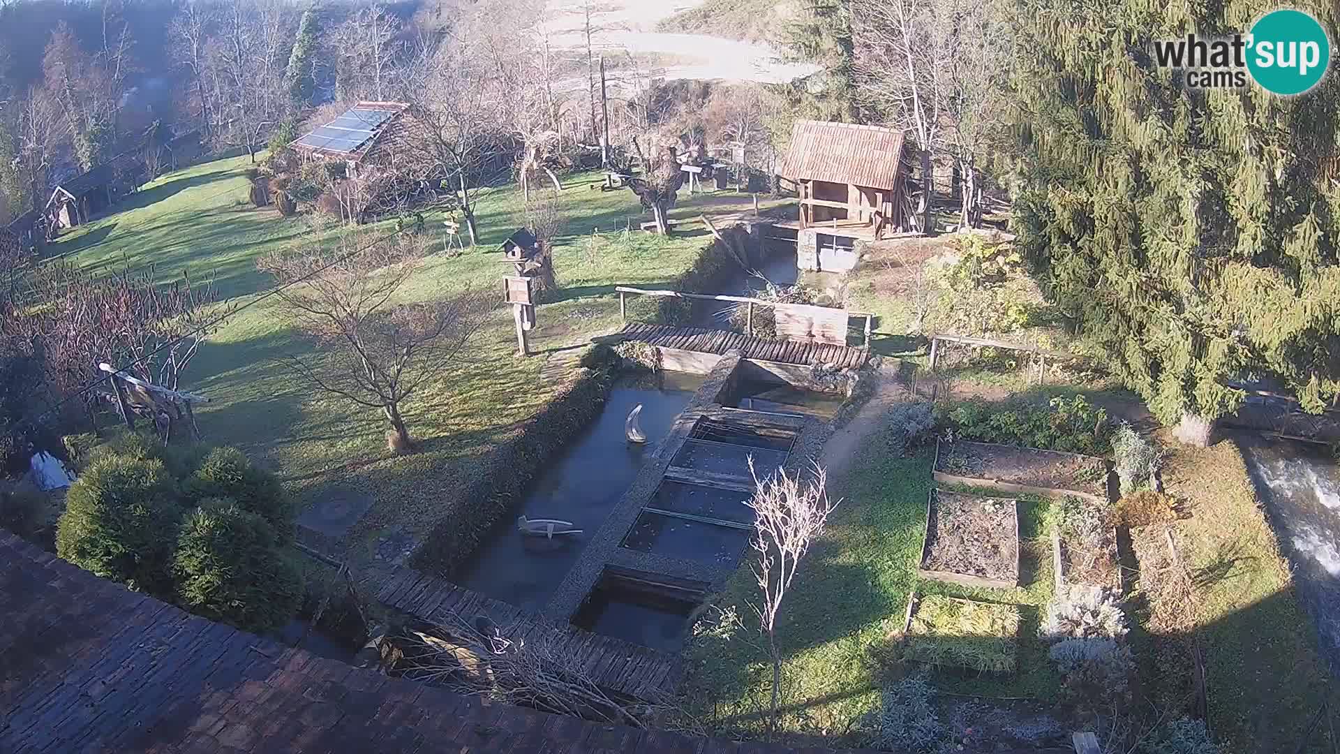 Cámara web en vivo Rastoke – río Slunjčica – Croacia