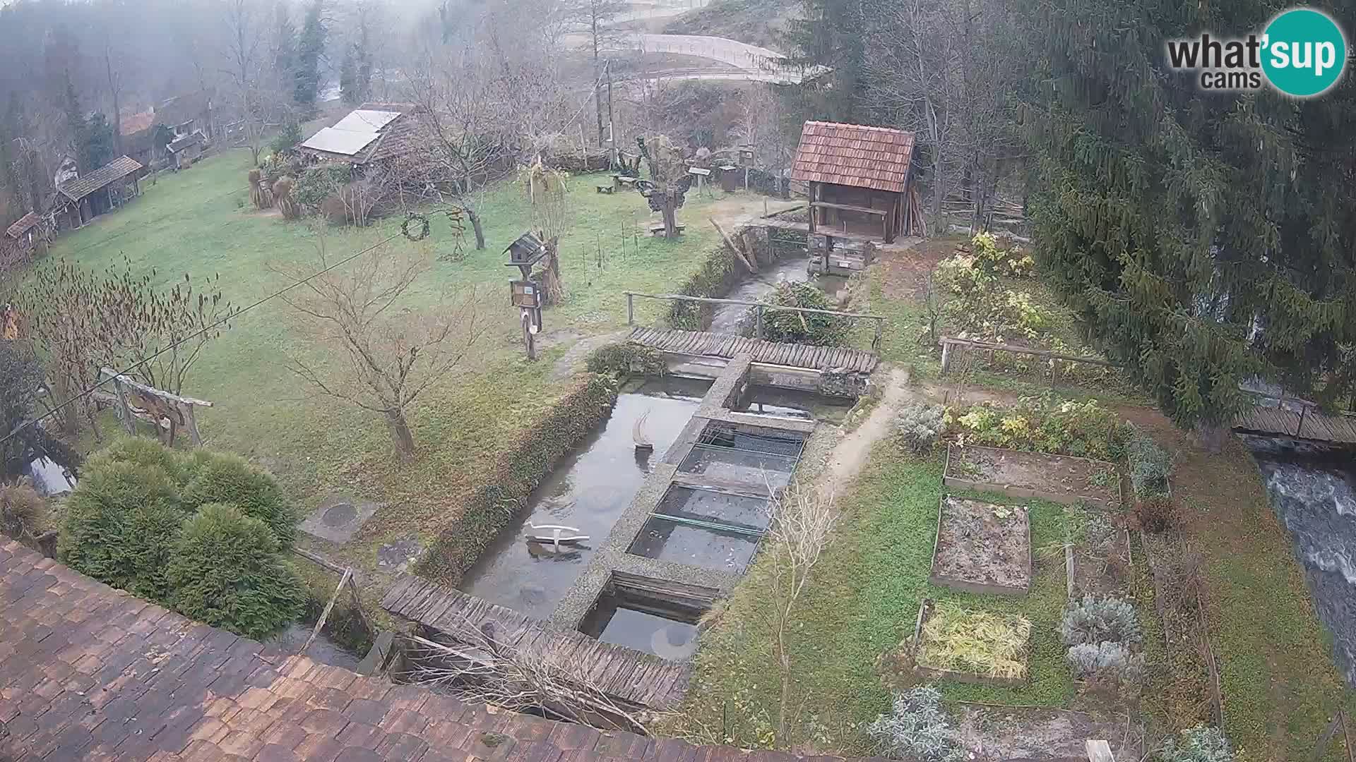 Live webcam Rastoke – fiume Slunjčica – Croazia