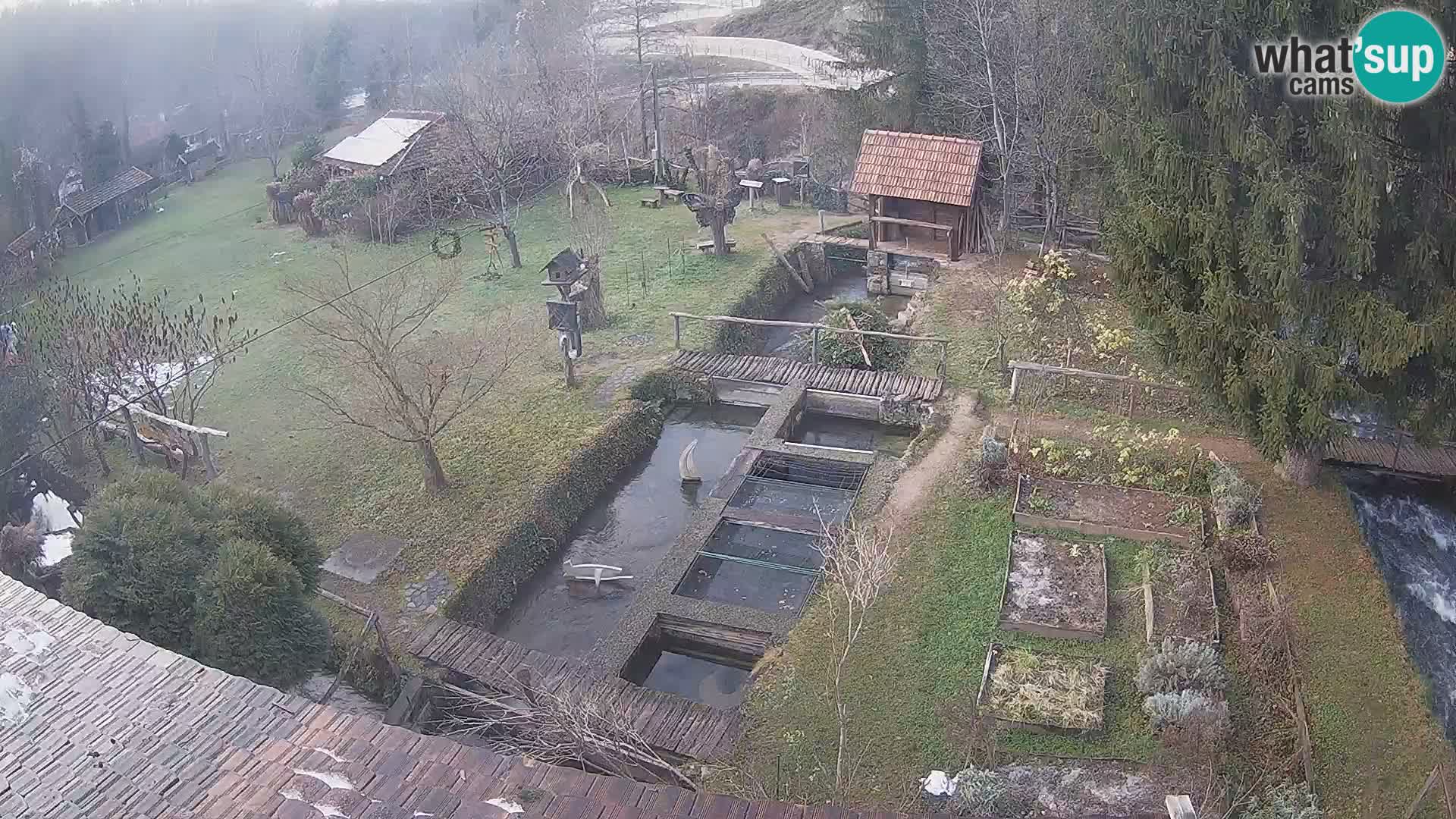 Live webcam Rastoke – fiume Slunjčica – Croazia