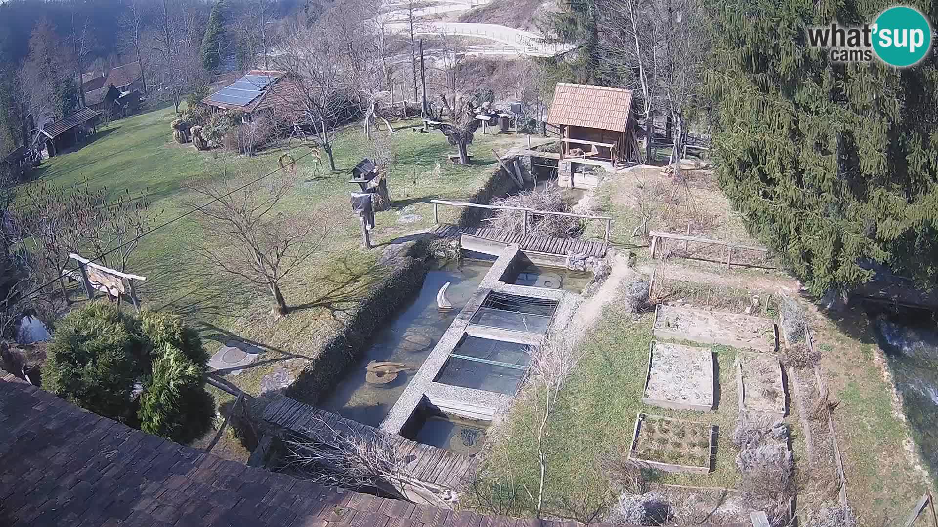 Webcam en direct Rastoke – rivière Slunjčica – Croatie