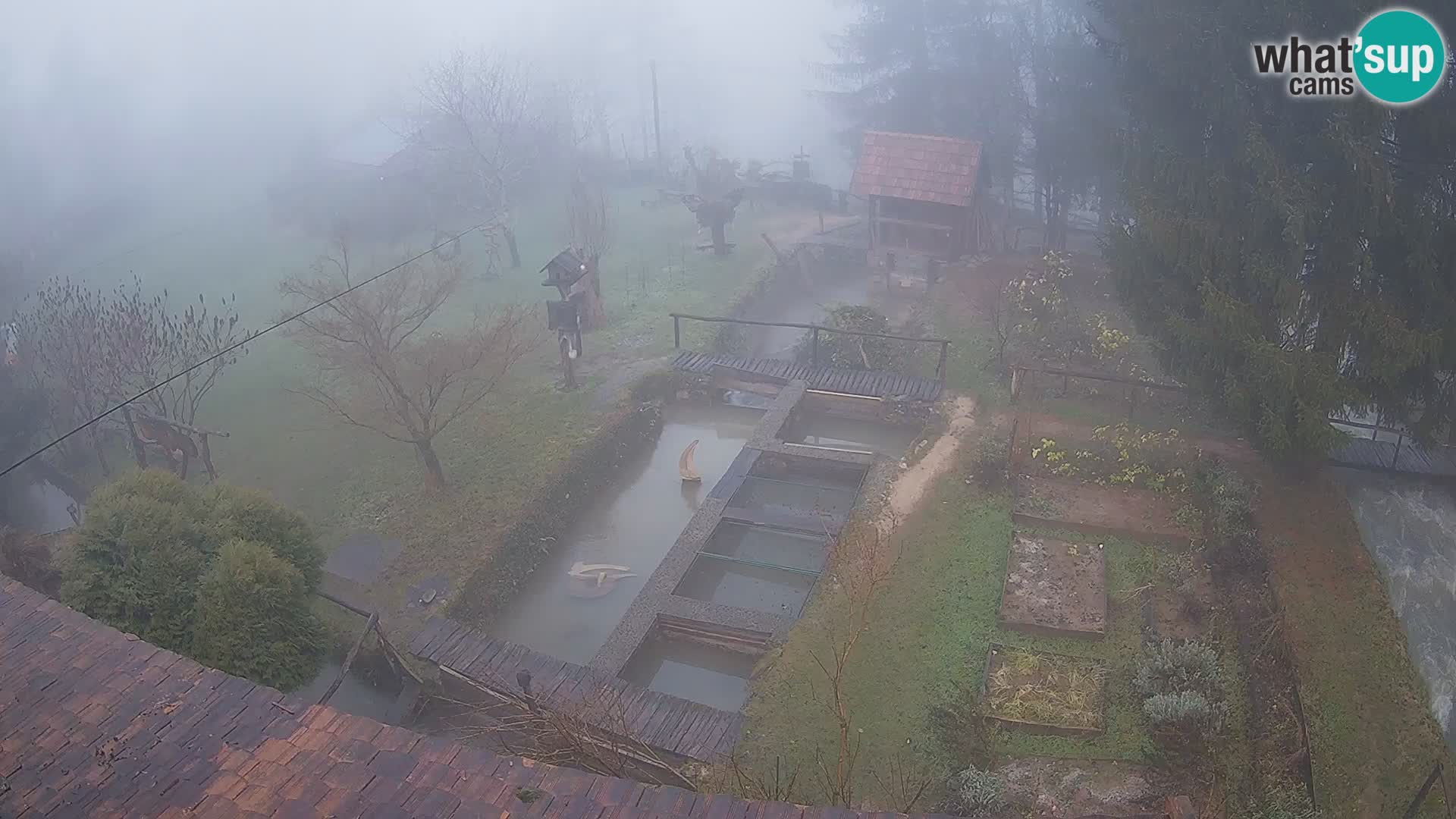 Cámara web en vivo Rastoke – río Slunjčica – Croacia