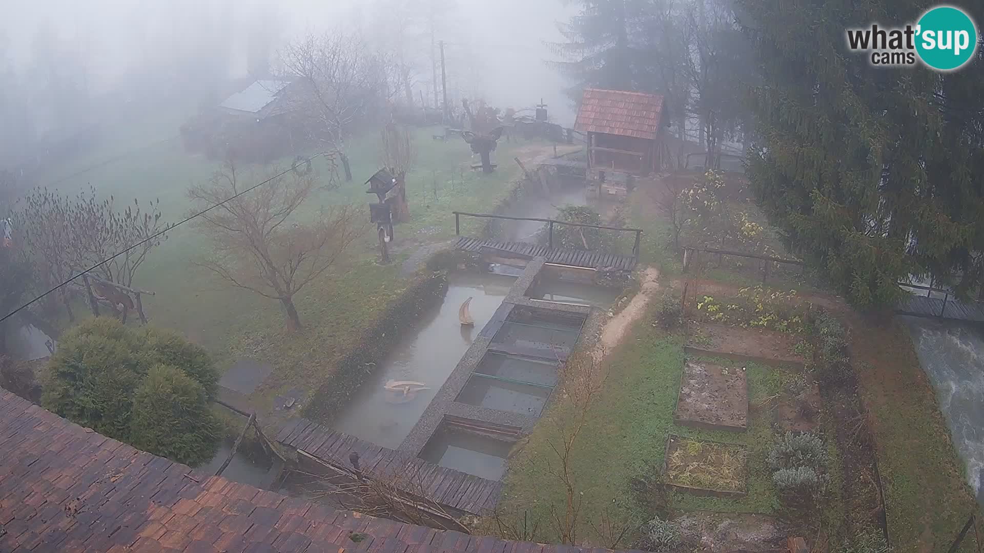 Cámara web en vivo Rastoke – río Slunjčica – Croacia