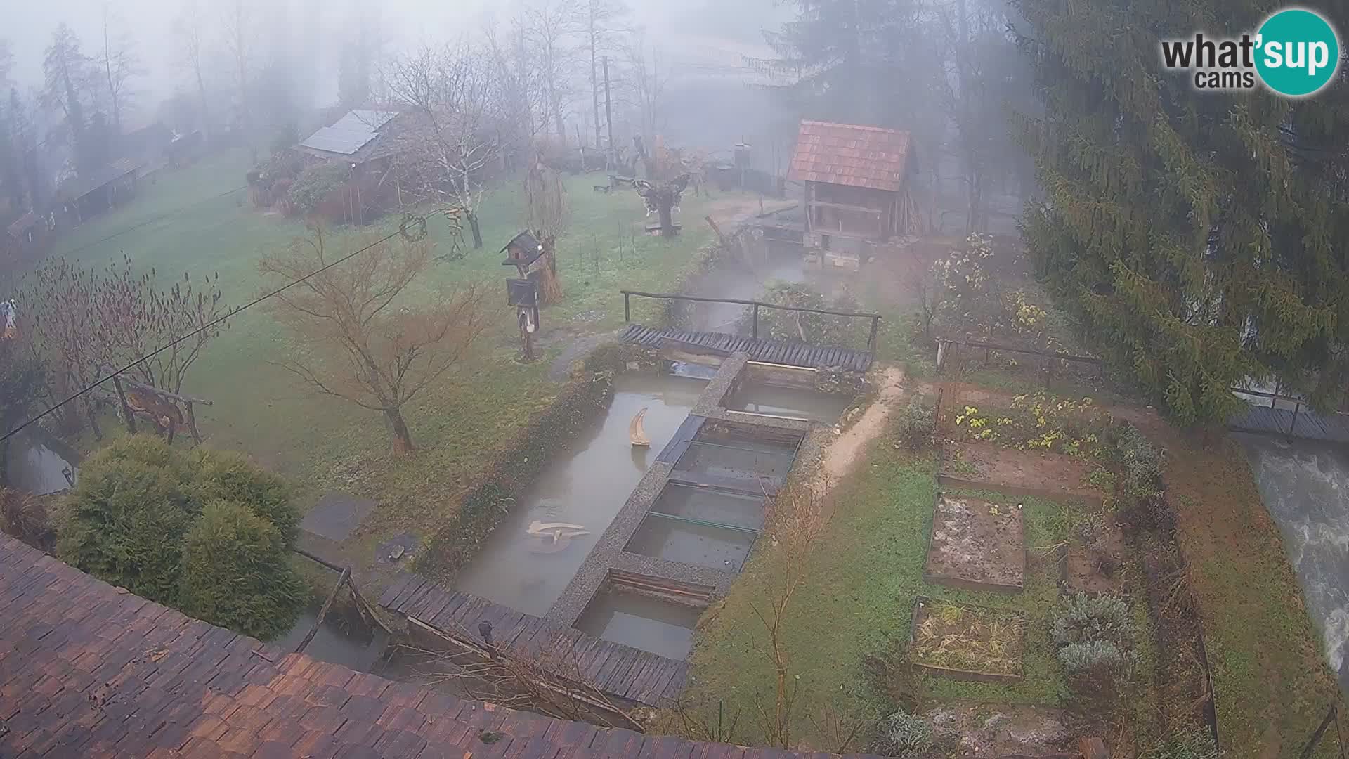 Webcam en direct Rastoke – rivière Slunjčica – Croatie