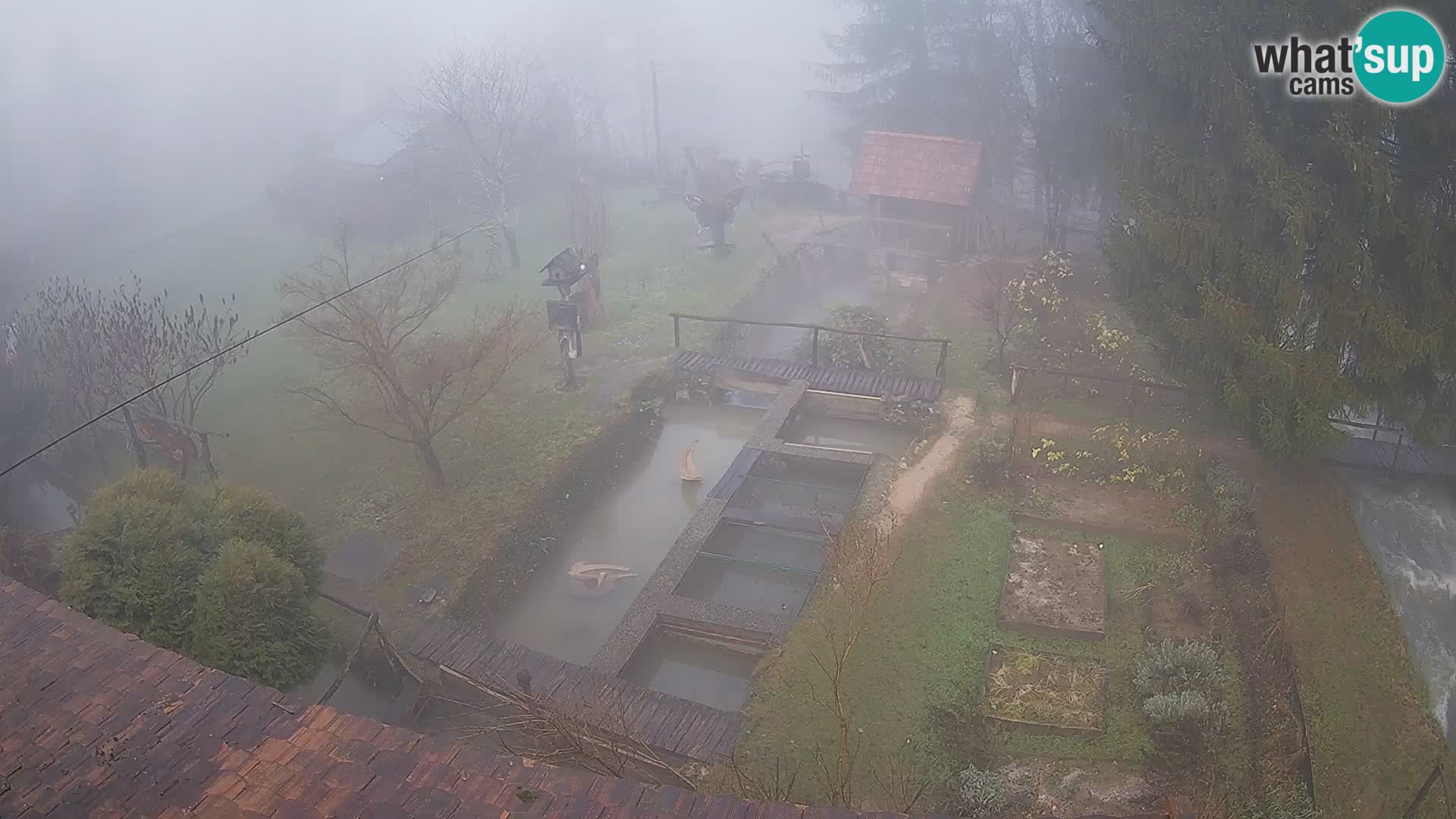 Cámara web en vivo Rastoke – río Slunjčica – Croacia