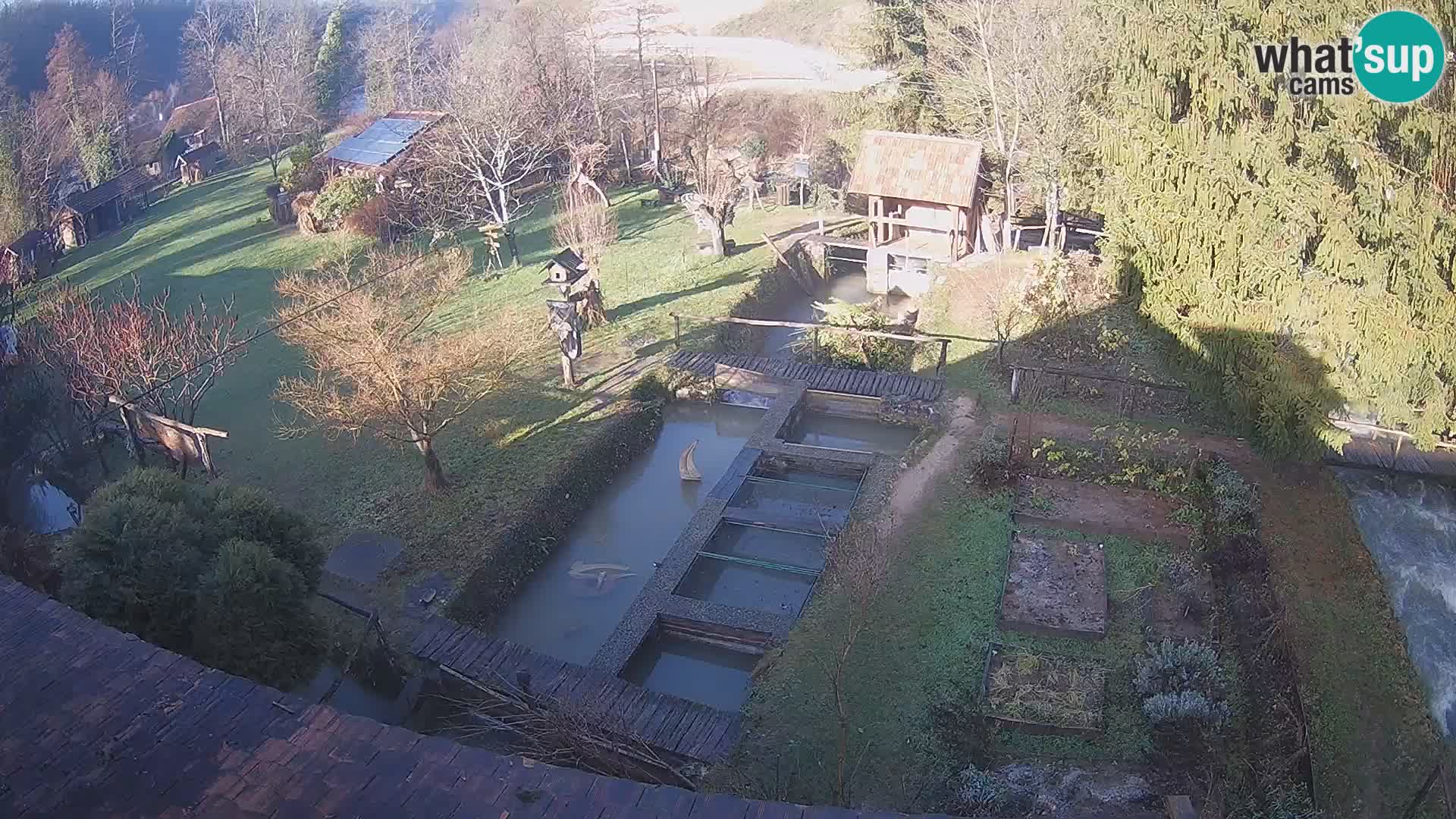 Live webcam Rastoke – river Slunjčica – Croatia