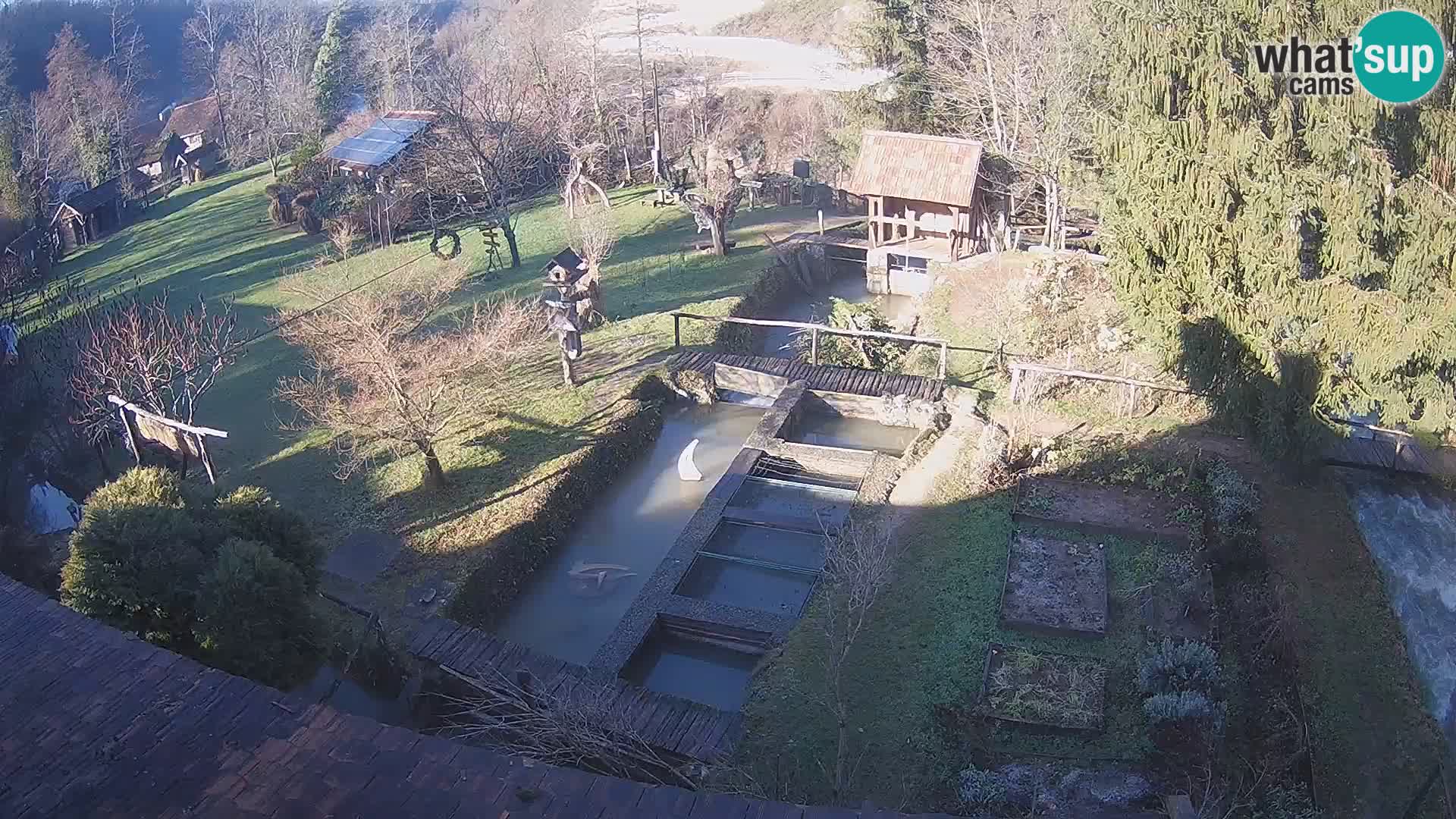 Live webcam Rastoke – river Slunjčica – Croatia