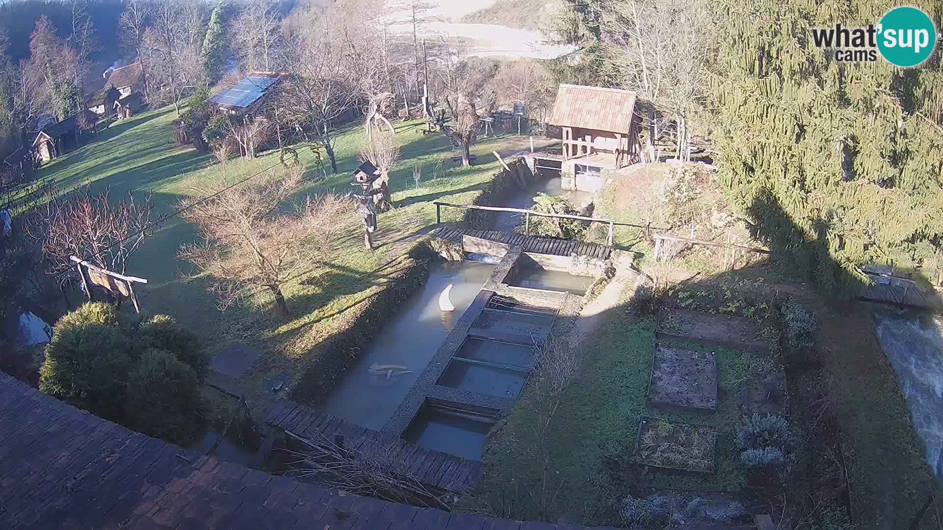 Webcam en direct Rastoke – rivière Slunjčica – Croatie