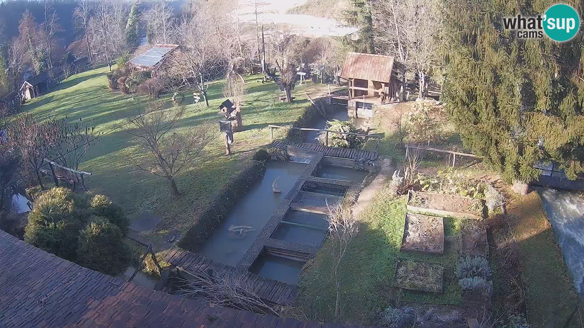 Cámara web en vivo Rastoke – río Slunjčica – Croacia