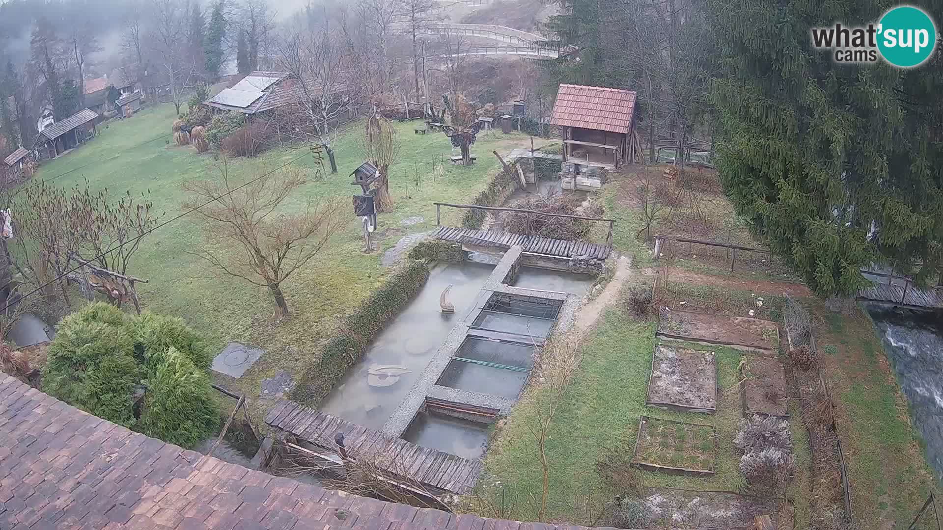 Webcam en direct Rastoke – rivière Slunjčica – Croatie