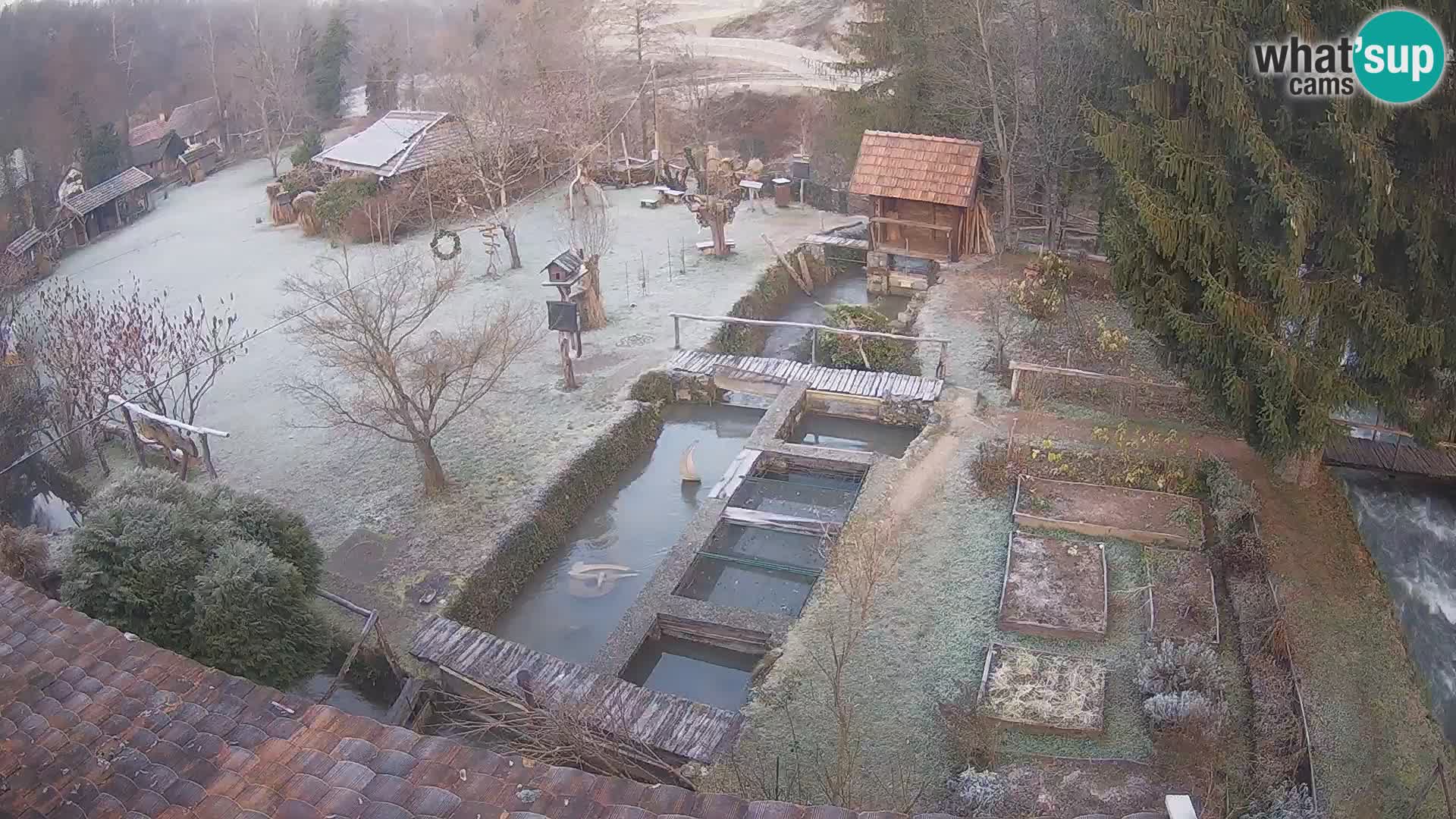 Live webcam Rastoke – fiume Slunjčica – Croazia