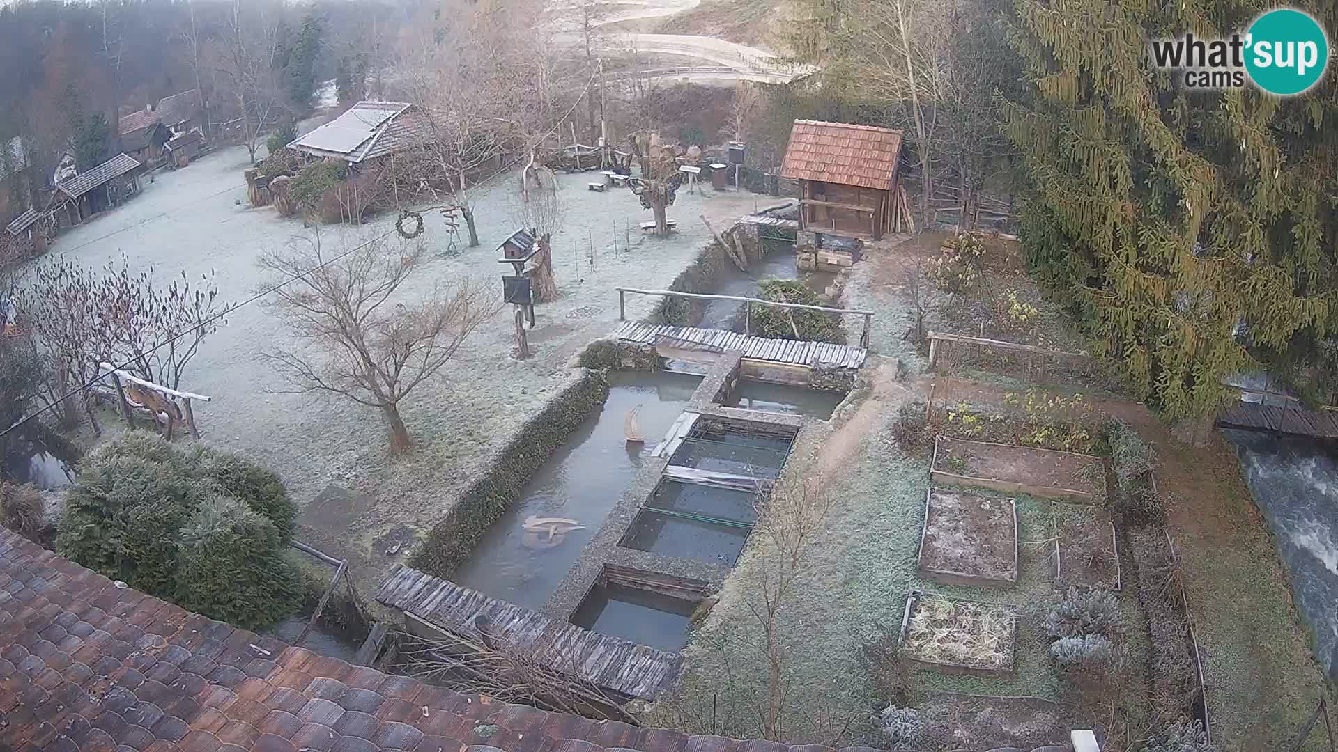 Webcam en direct Rastoke – rivière Slunjčica – Croatie