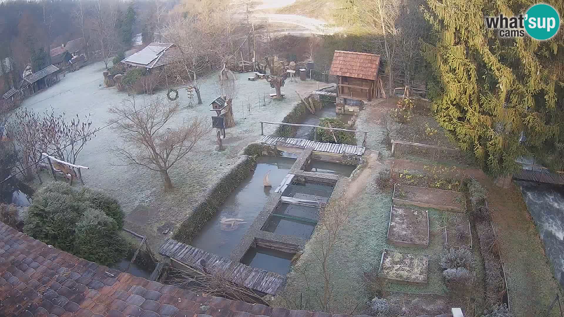 Live webcam Rastoke – river Slunjčica – Croatia