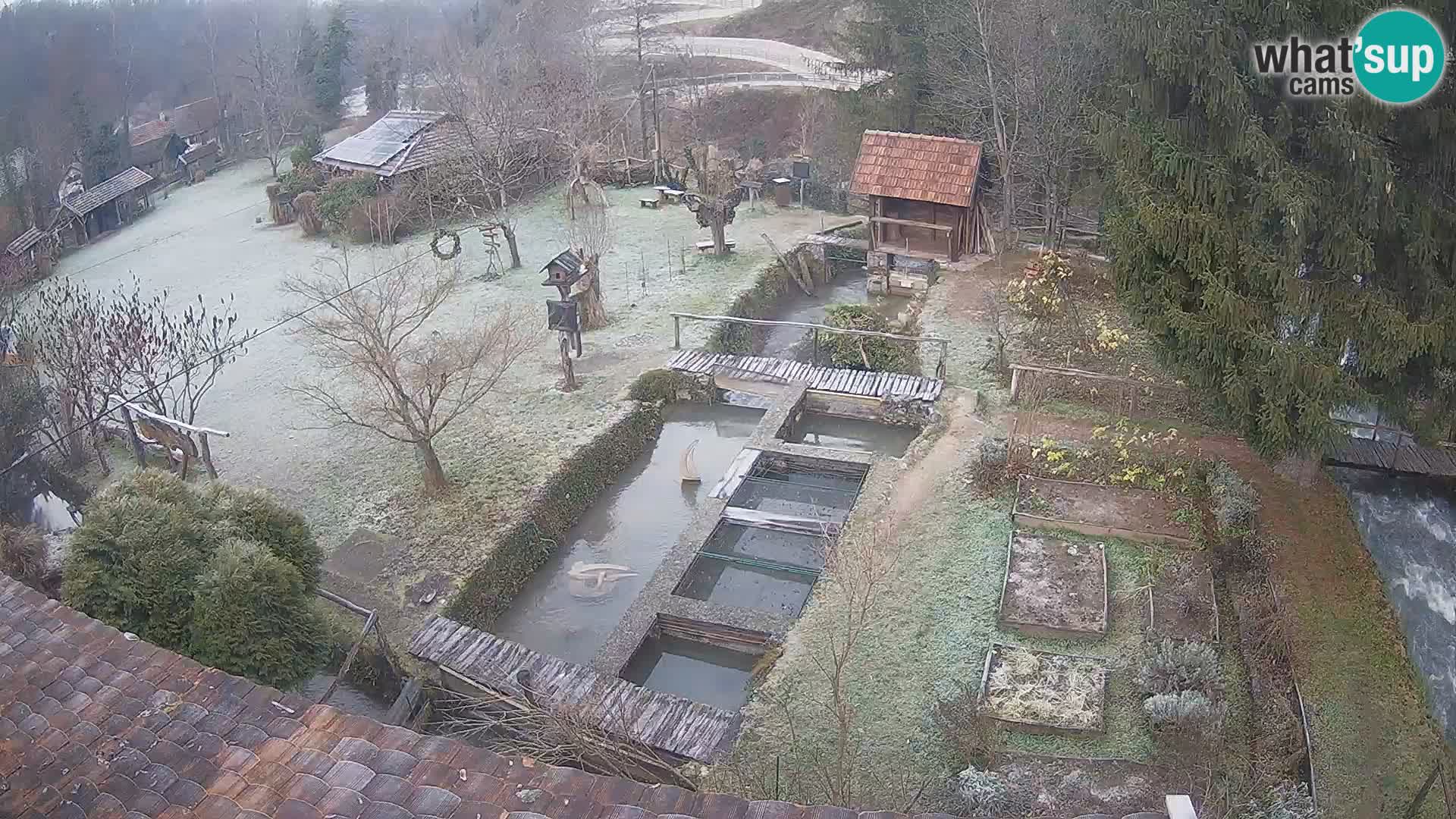 Webcam en direct Rastoke – rivière Slunjčica – Croatie