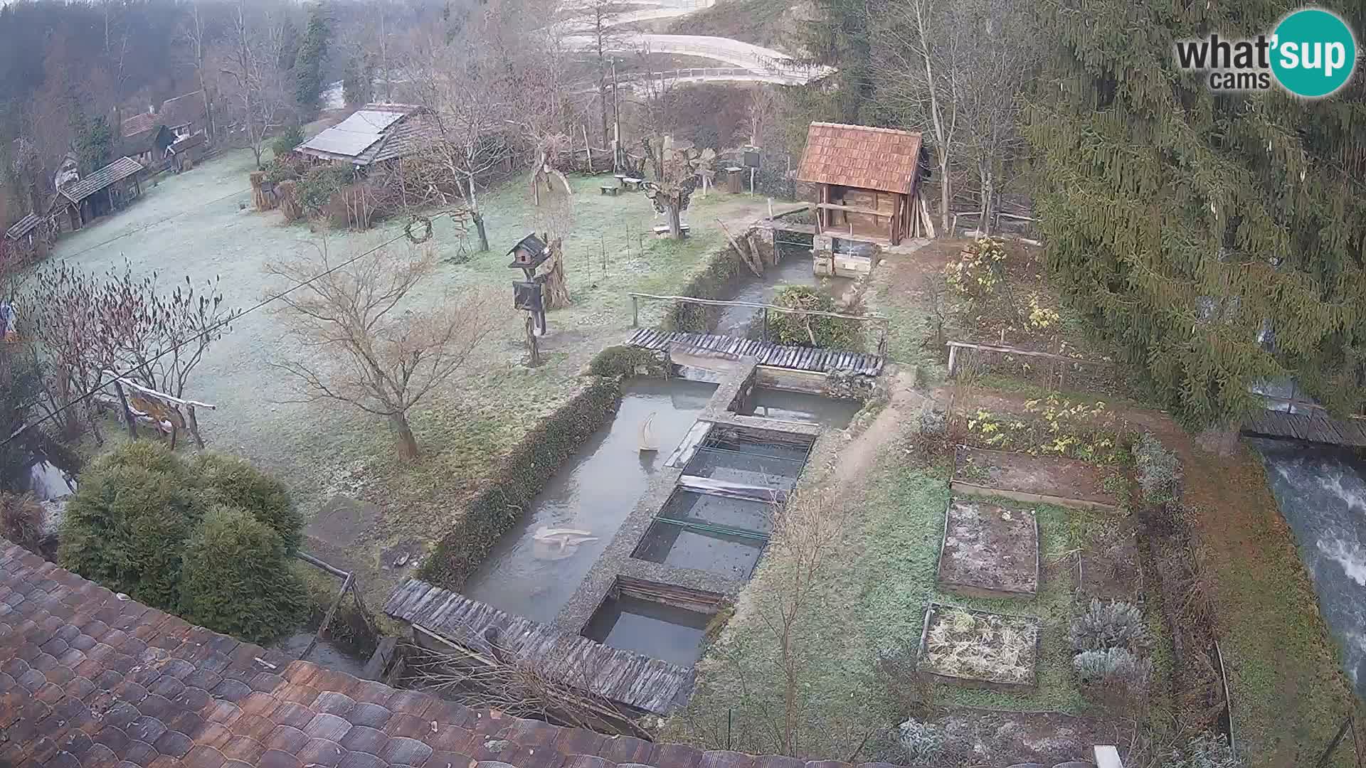 Webcam en direct Rastoke – rivière Slunjčica – Croatie