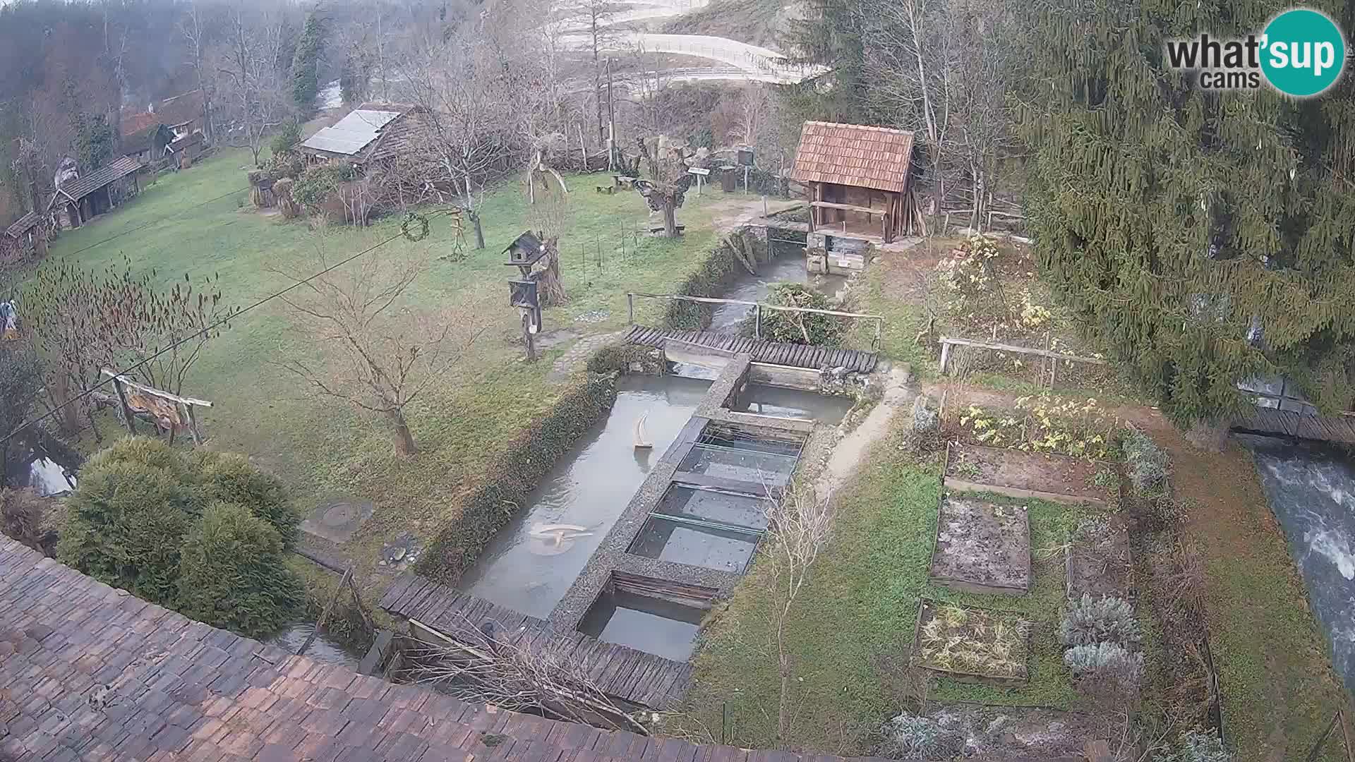 Cámara web en vivo Rastoke – río Slunjčica – Croacia