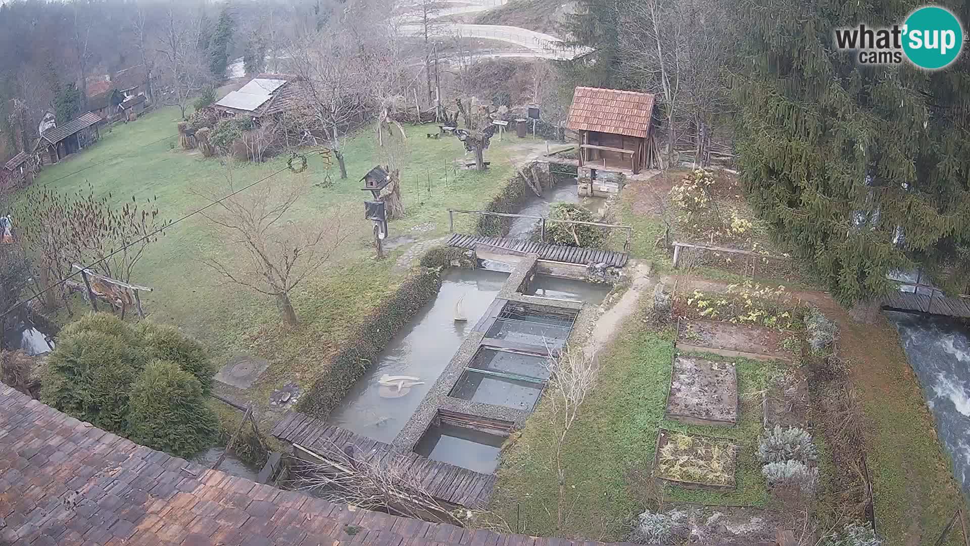 Live webcam Rastoke – fiume Slunjčica – Croazia