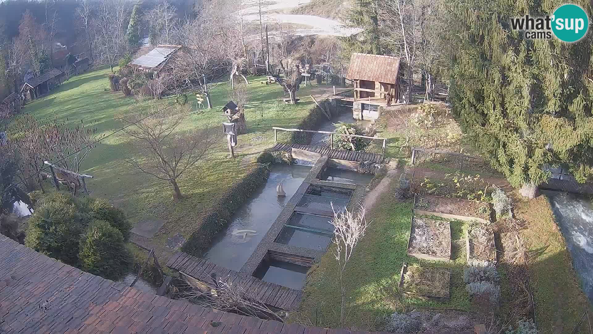 Cámara web en vivo Rastoke – río Slunjčica – Croacia