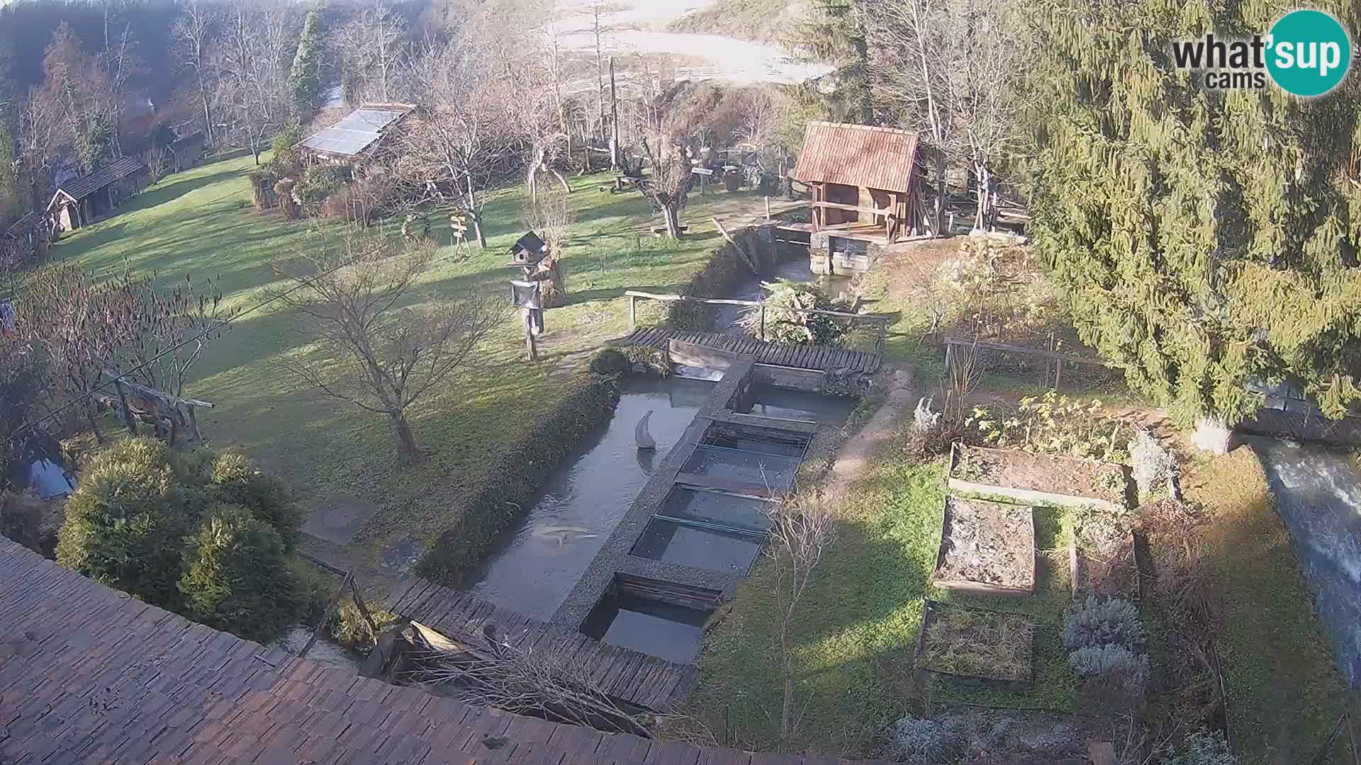 Webcam en direct Rastoke – rivière Slunjčica – Croatie