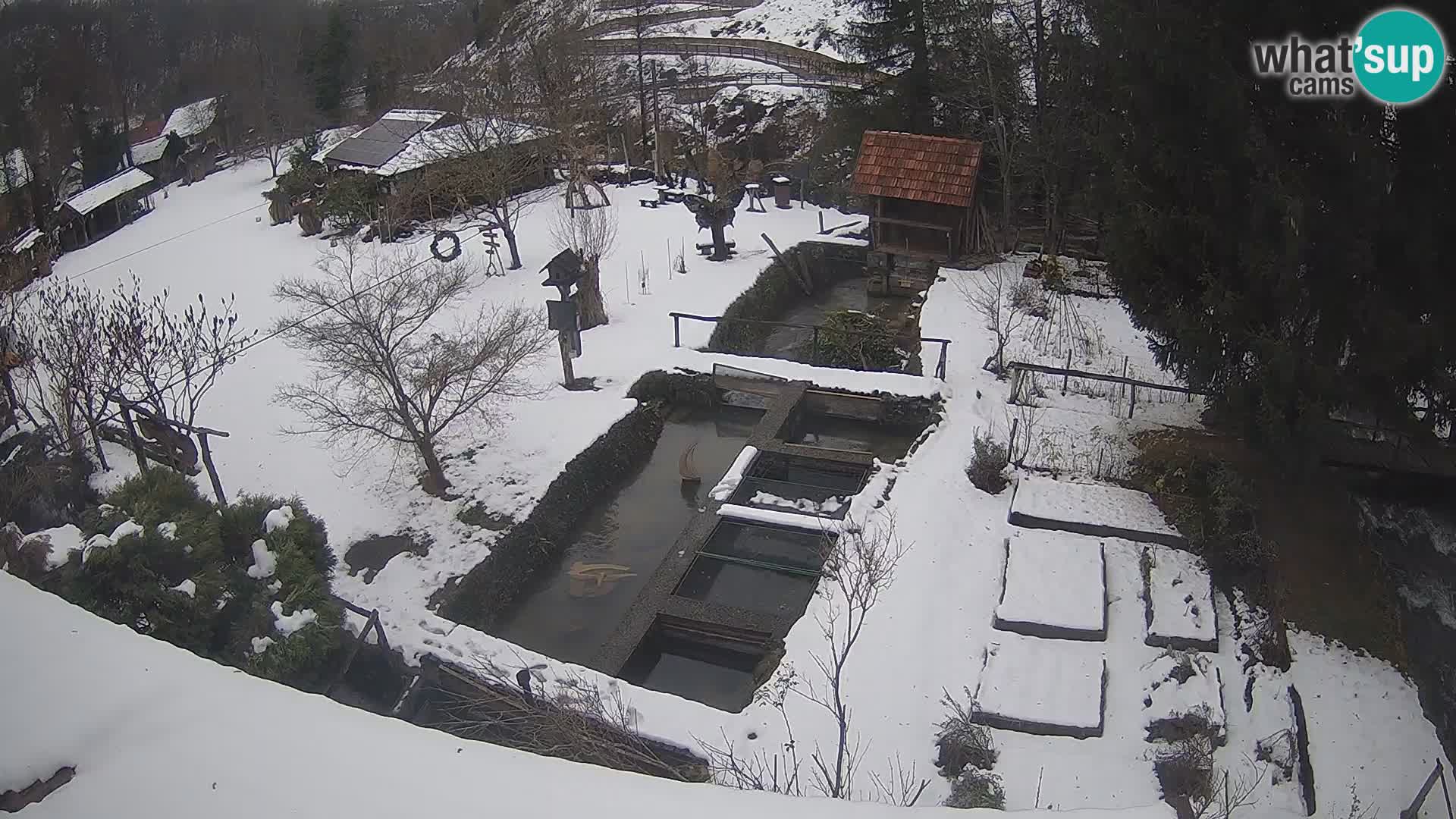 Live webcam Rastoke – fiume Slunjčica – Croazia