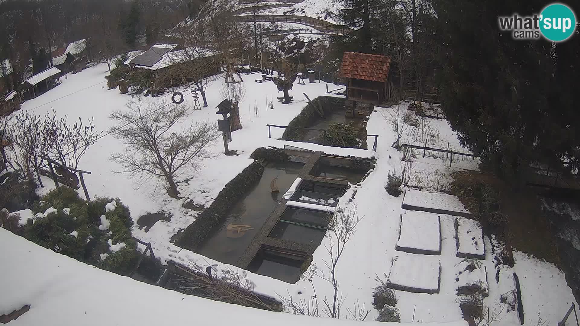 Webcam en direct Rastoke – rivière Slunjčica – Croatie