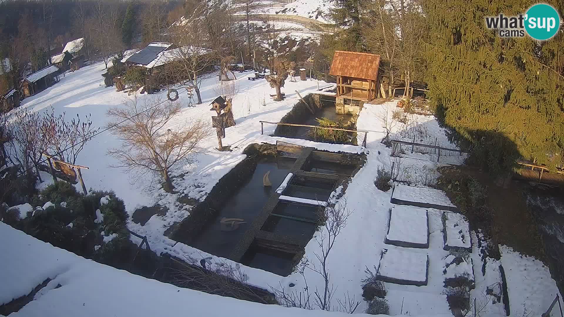 Live webcam Rastoke – river Slunjčica – Croatia